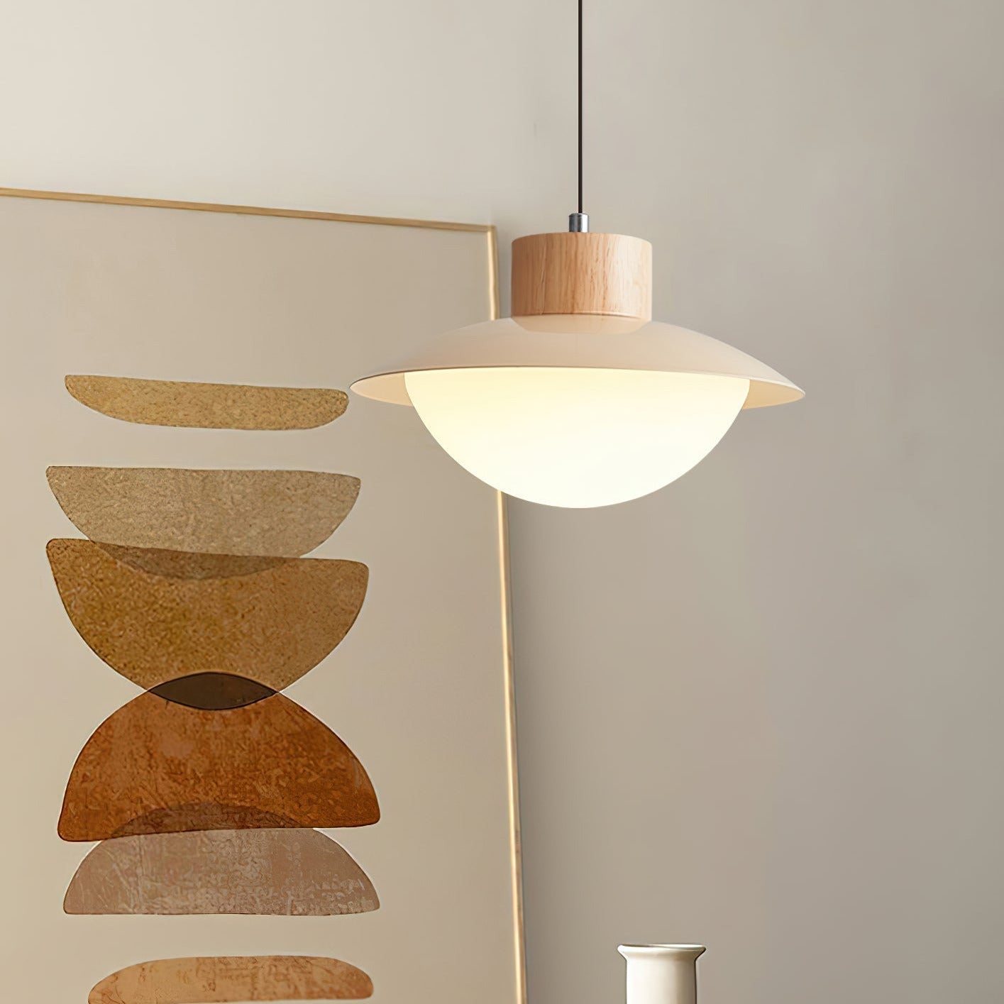 Muto Natural Cozy Pendant Light - Letslighting
