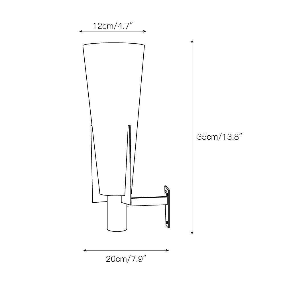 Vatalel Modern Nordic Minimalist Glass Wall Lamp - Letslighting