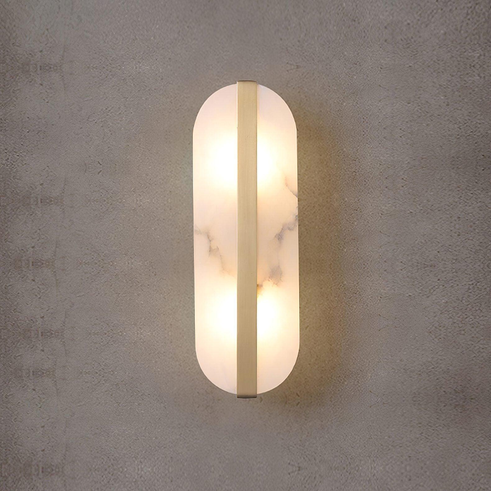 Calura Alabaster Double Light Wall Lamp - Letslighting