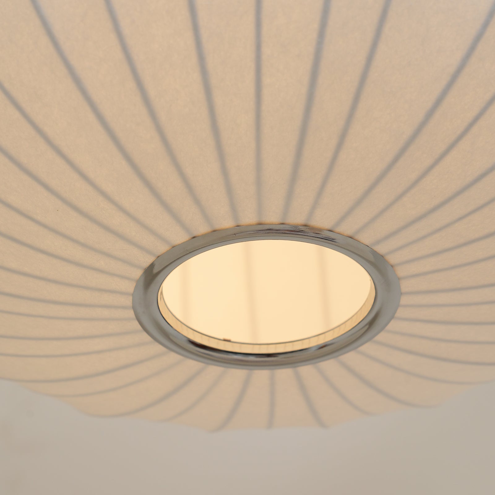 Pendant Light Silk Bell Shade Pleated Curved Modern Minimalist - Letslighting
