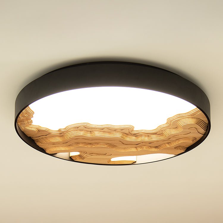 Lustra Ceiling Light Wood Oriental Natural - Letslighting