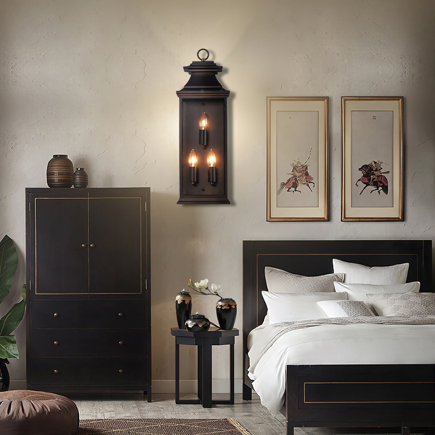 Esolarae Vintage Industrial Glass Wall Lamp - Letslighting