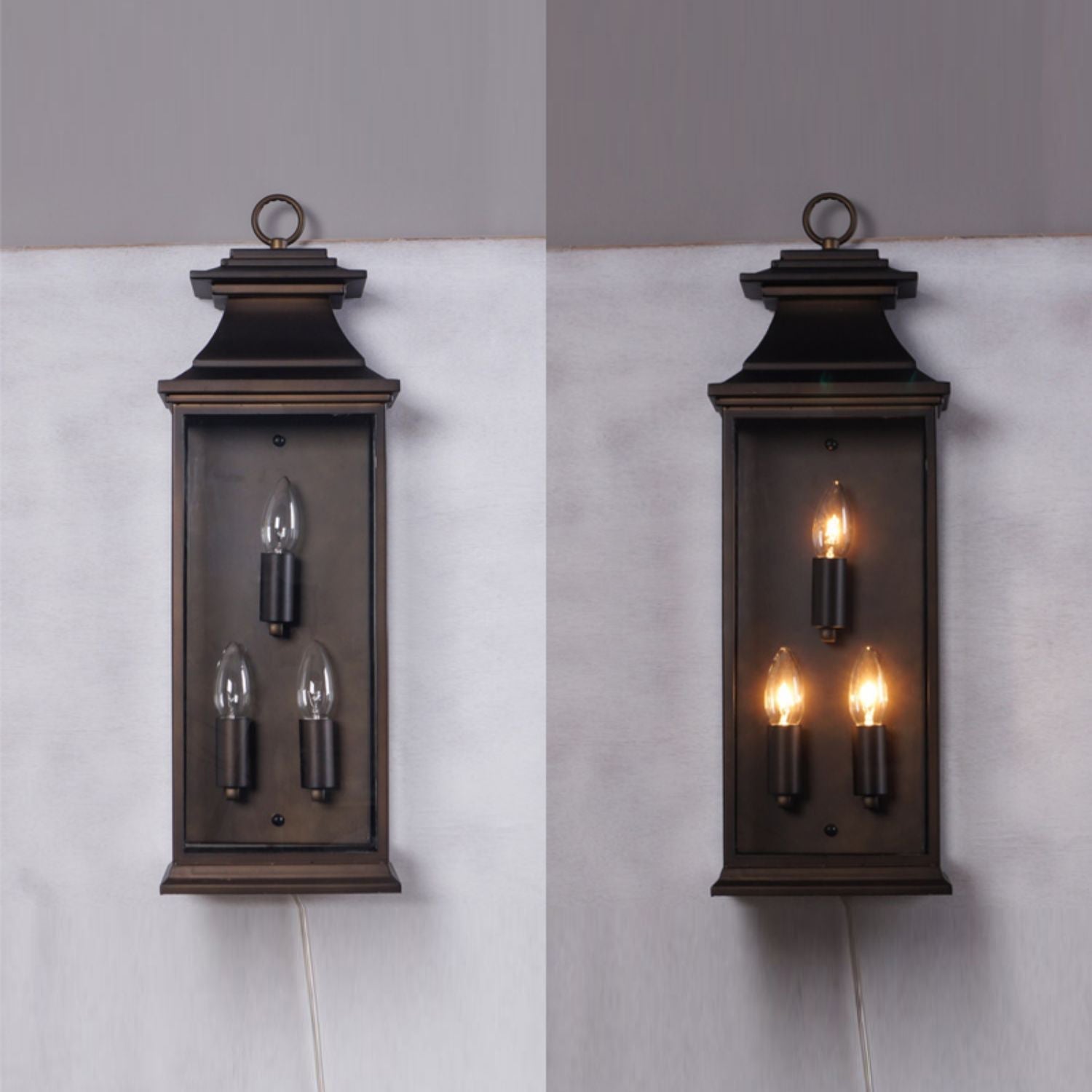 Esolarae Vintage Industrial Glass Wall Lamp - Letslighting