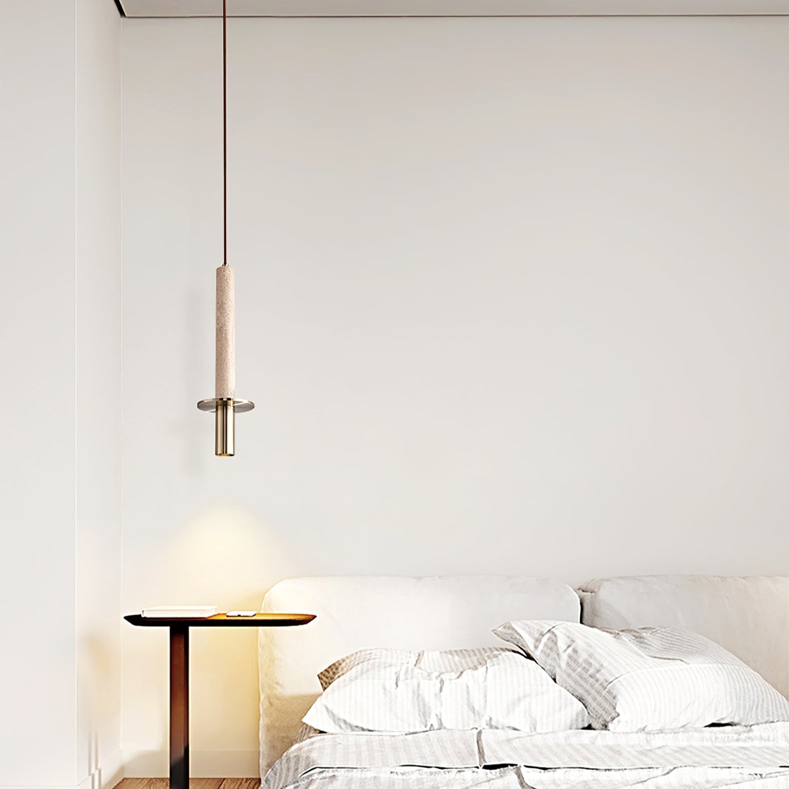 Avdoryra Dual Cylinder Travertine Pendant Light - Letslighting