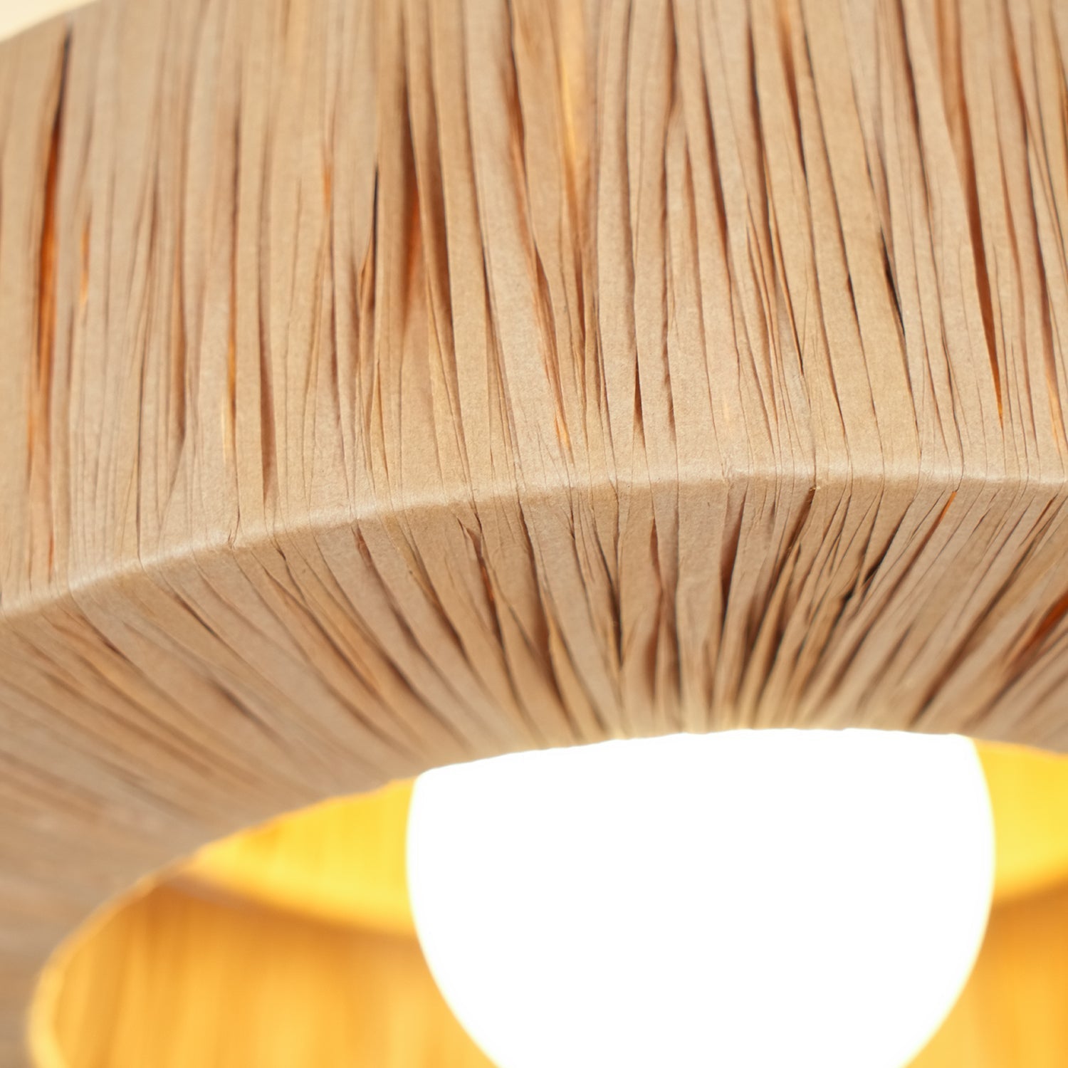 Ilthean Natural Straw Art Ceiling Lamp - Letslighting