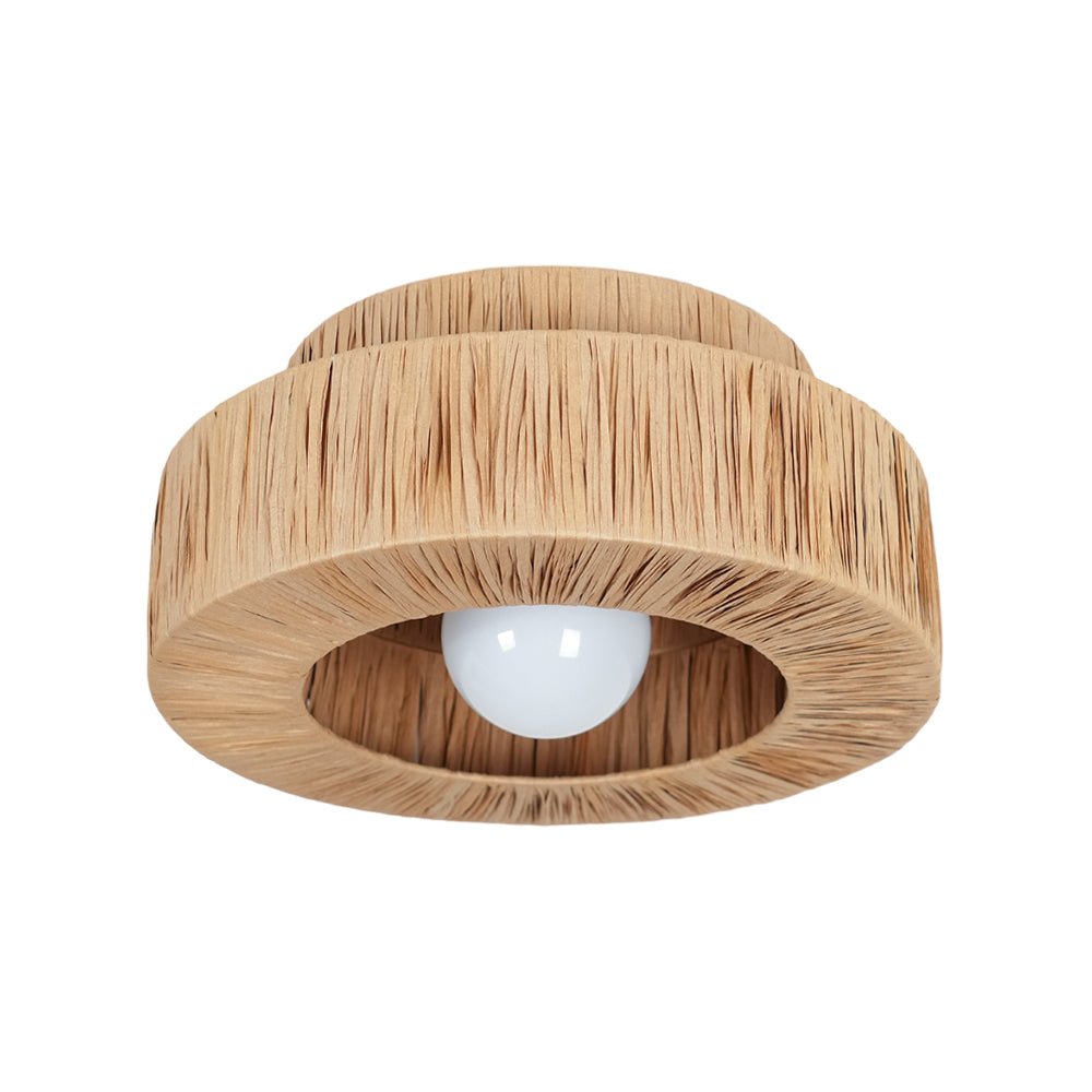 Ilthean Natural Straw Art Ceiling Lamp - Letslighting