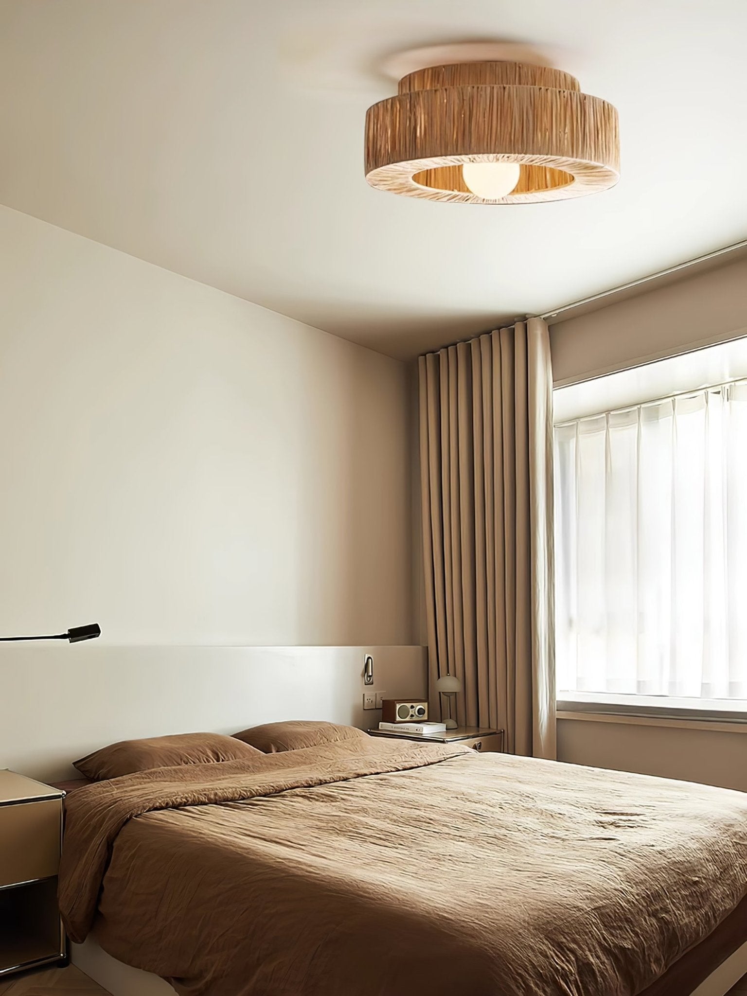 Ilthean Natural Straw Art Ceiling Lamp - Letslighting