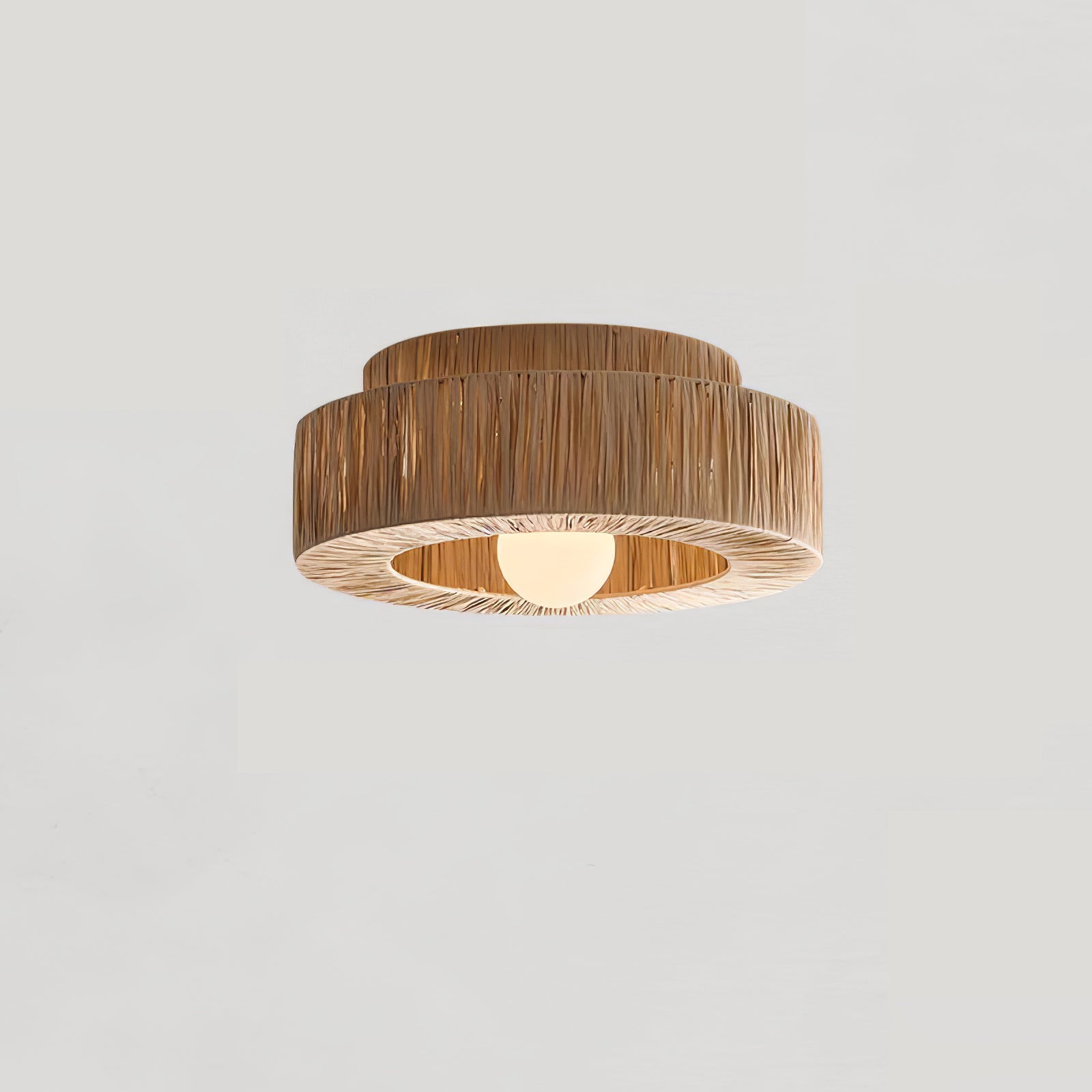 Ilthean Natural Straw Art Ceiling Lamp - Letslighting