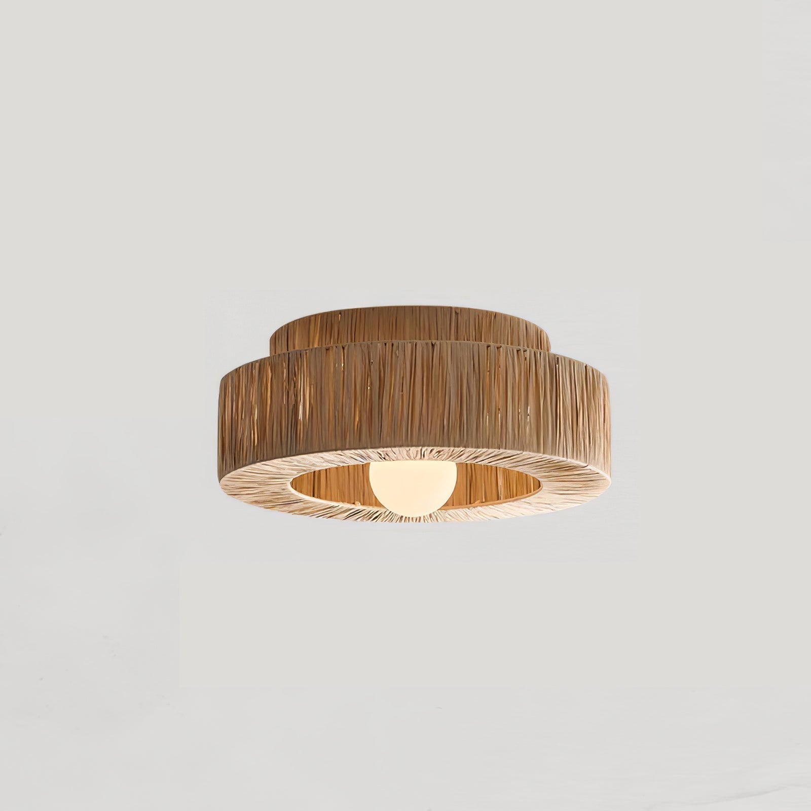 Ilthean Natural Straw Art Ceiling Lamp - Letslighting