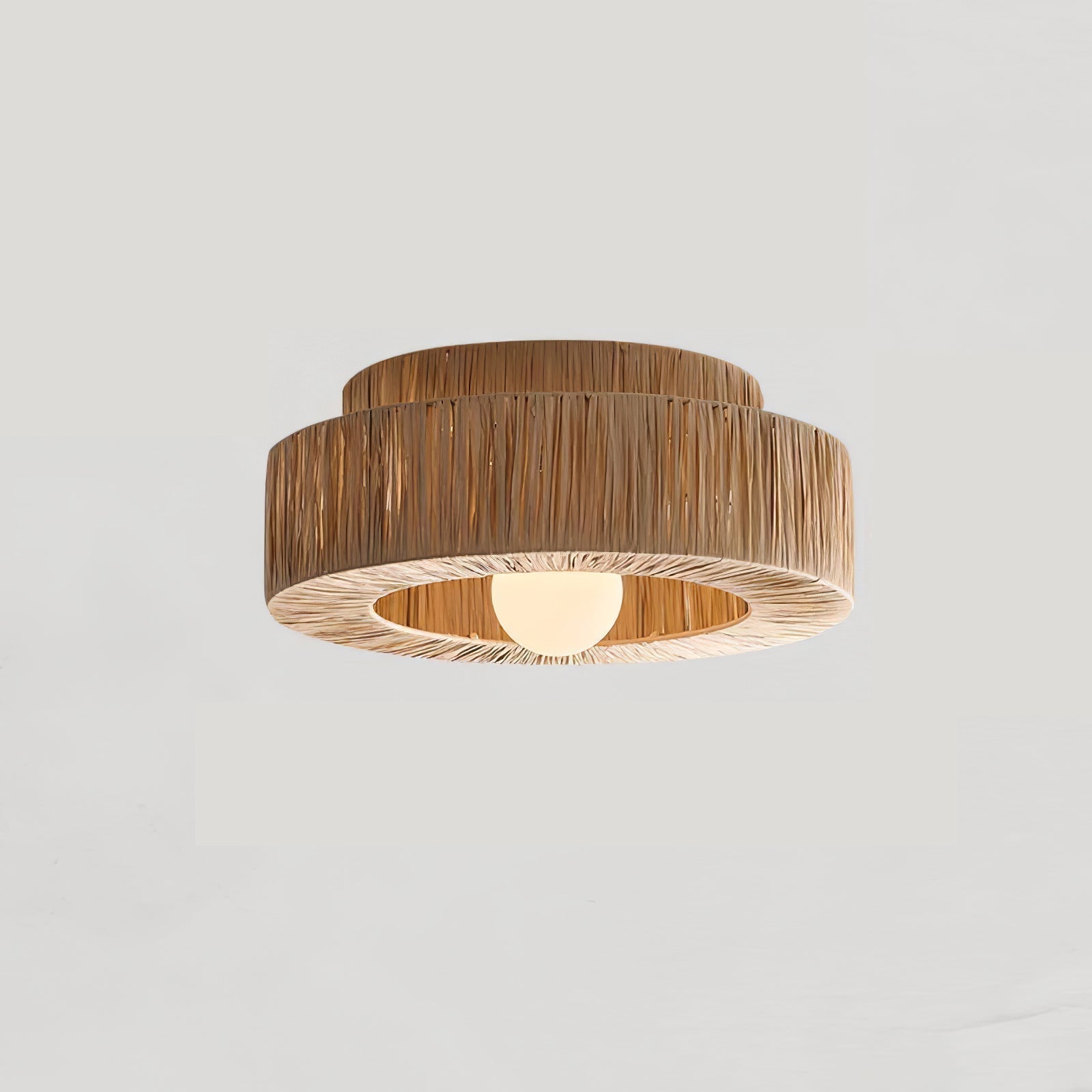 Ilthean Natural Straw Art Ceiling Lamp - Letslighting