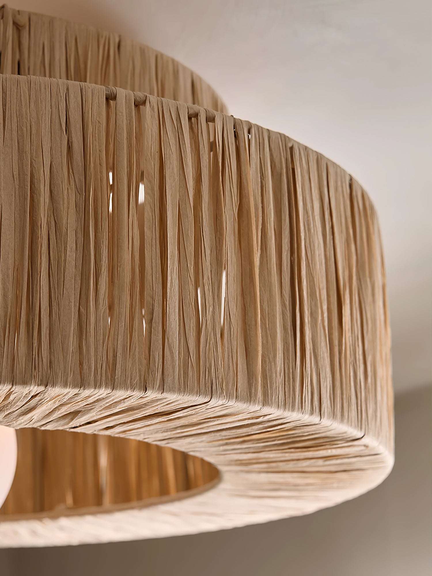 Ilthean Natural Straw Art Ceiling Lamp - Letslighting