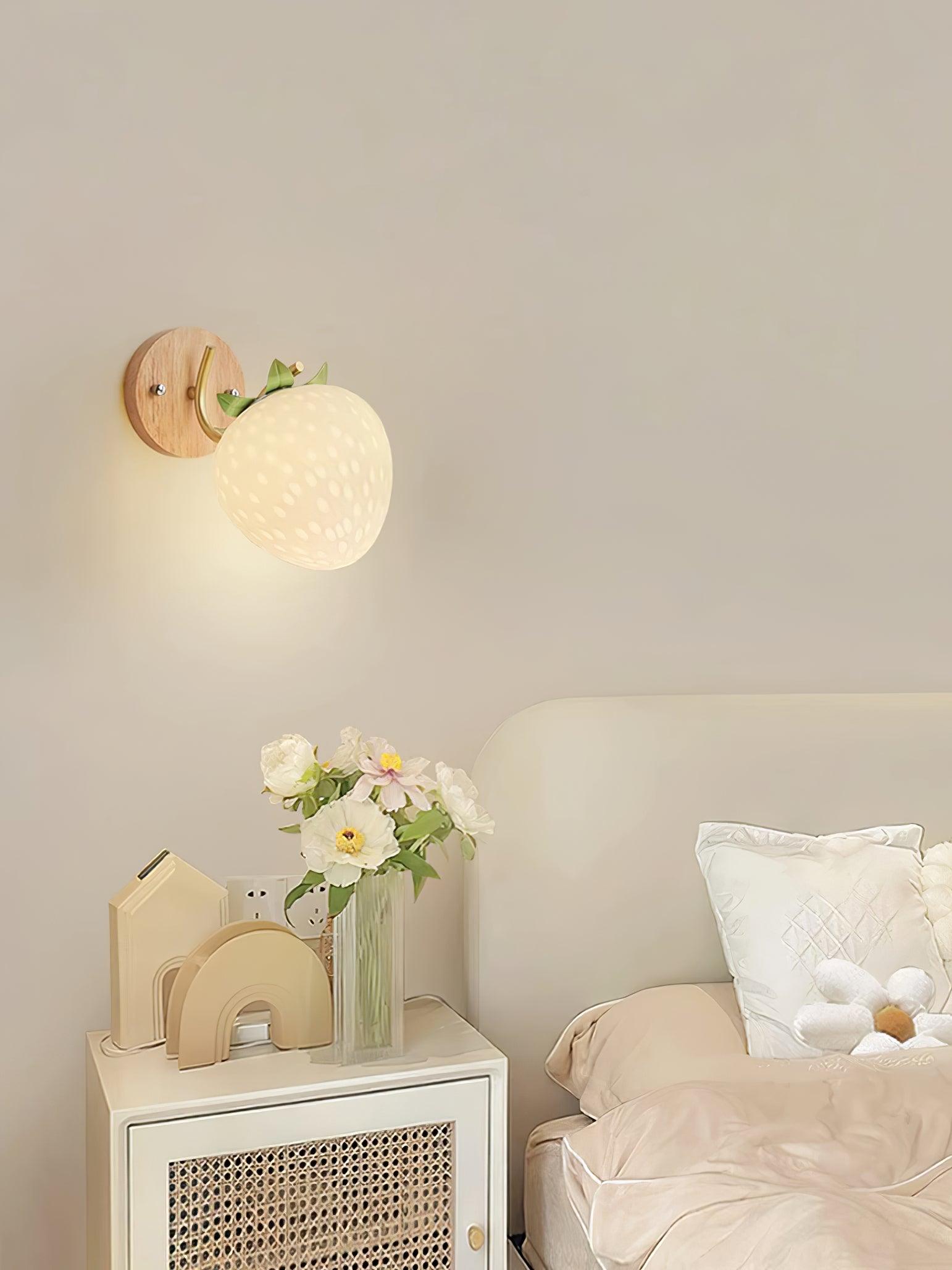 Pebora Strawberry-Inspired Wall Lamp - Letslighting