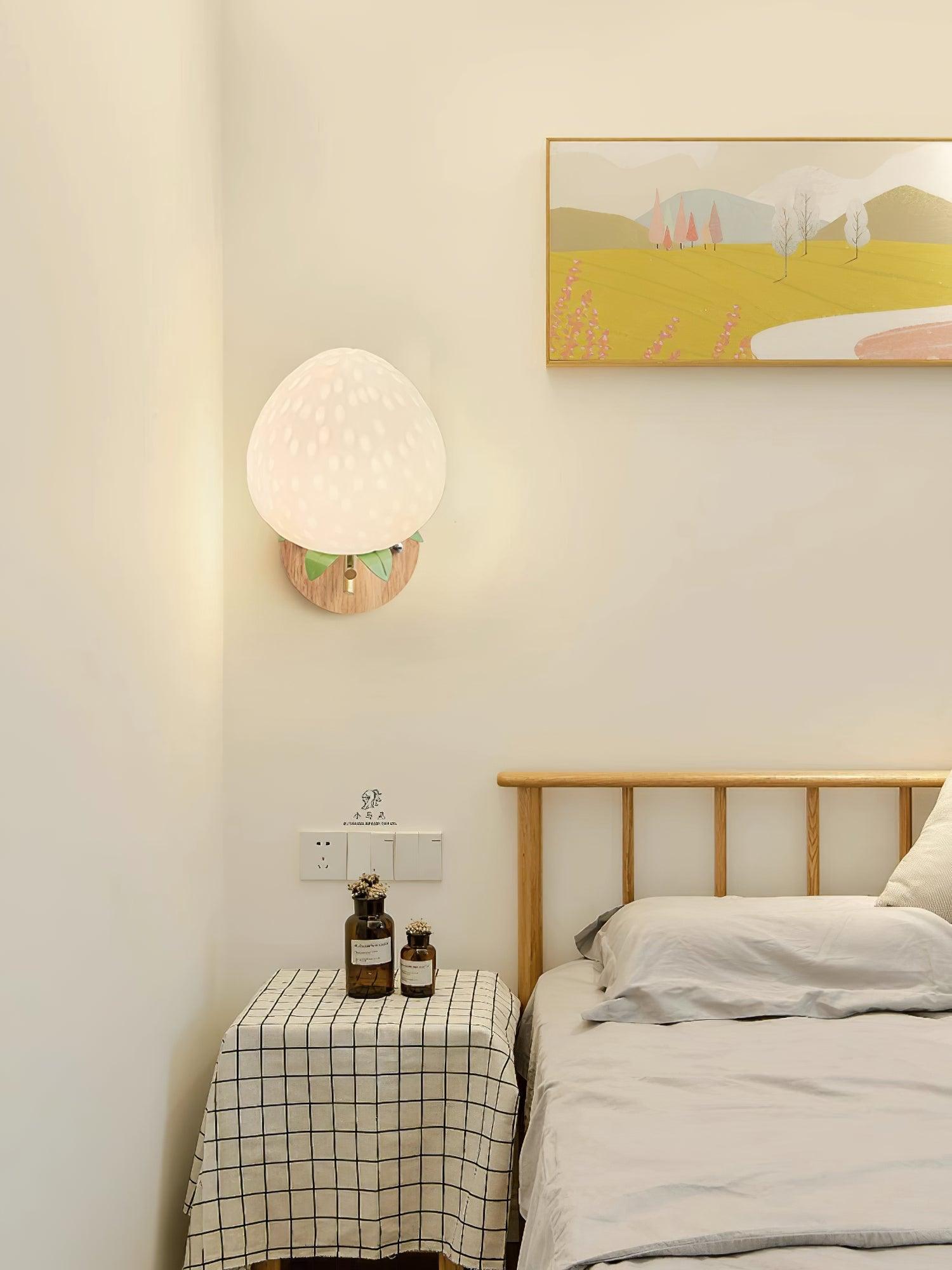 Pebora Strawberry-Inspired Wall Lamp - Letslighting