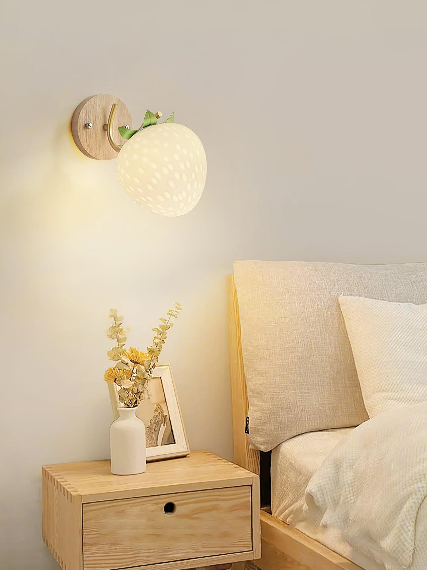 Pebora Strawberry-Inspired Wall Lamp - Letslighting