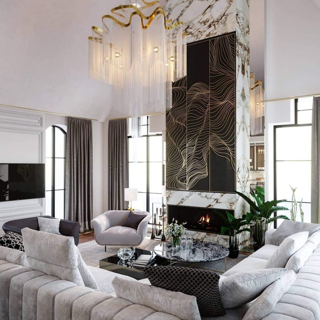 Lustra Pendant Lamp Stream Chain Nickel - Letslighting