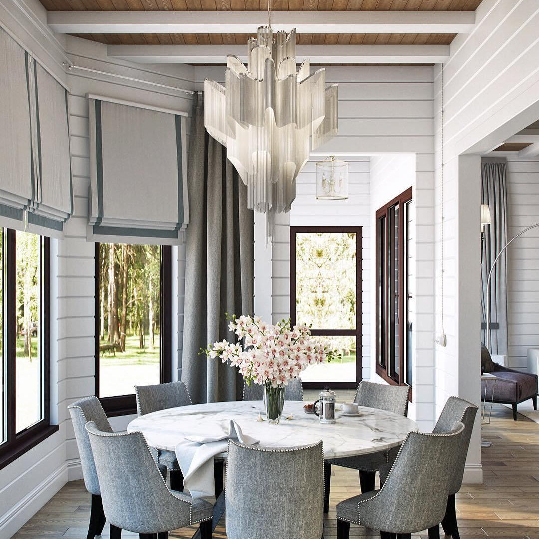 Lustra Pendant Lamp Stream Chain Nickel - Letslighting