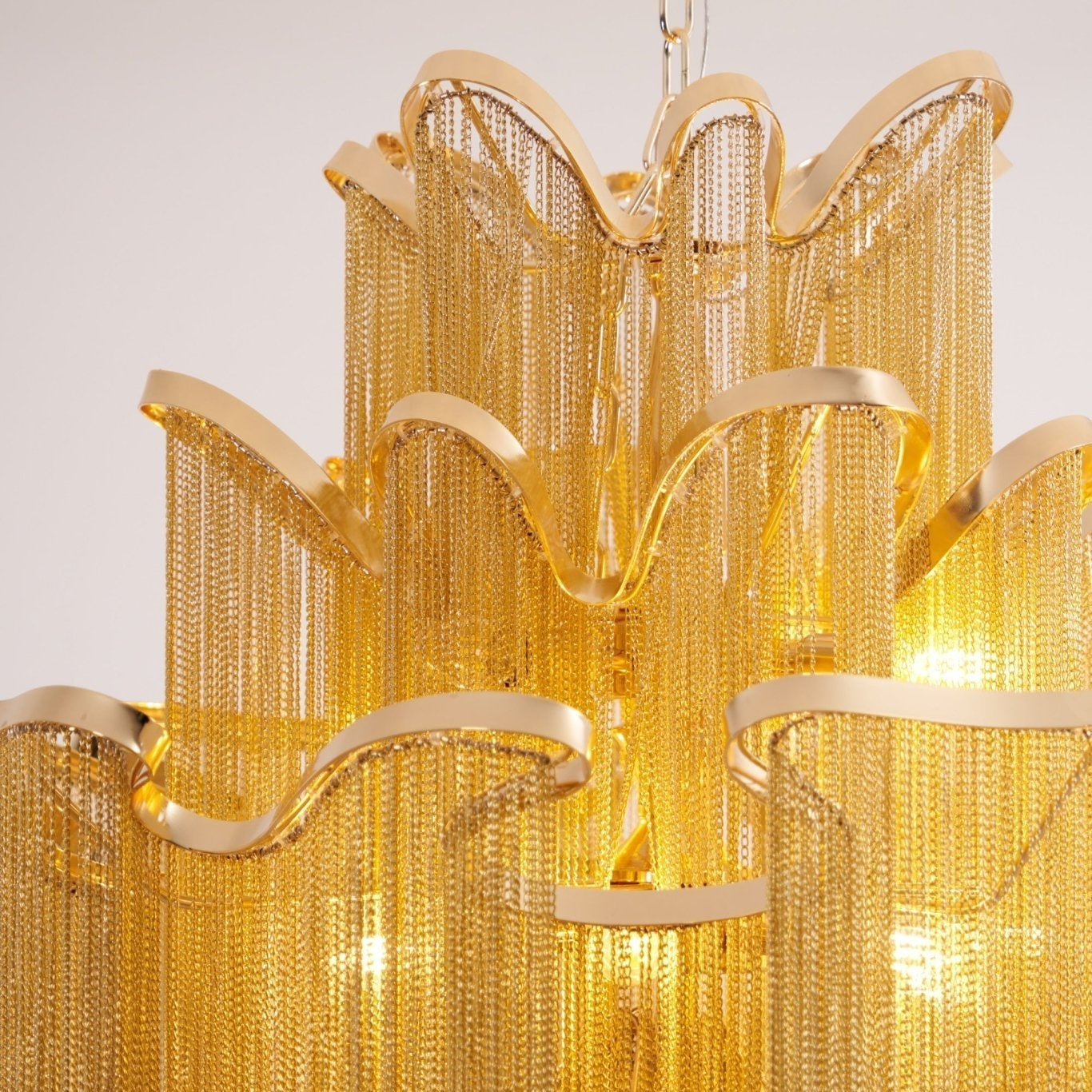 Lustra Pendant Lamp Stream Chain Nickel - Letslighting