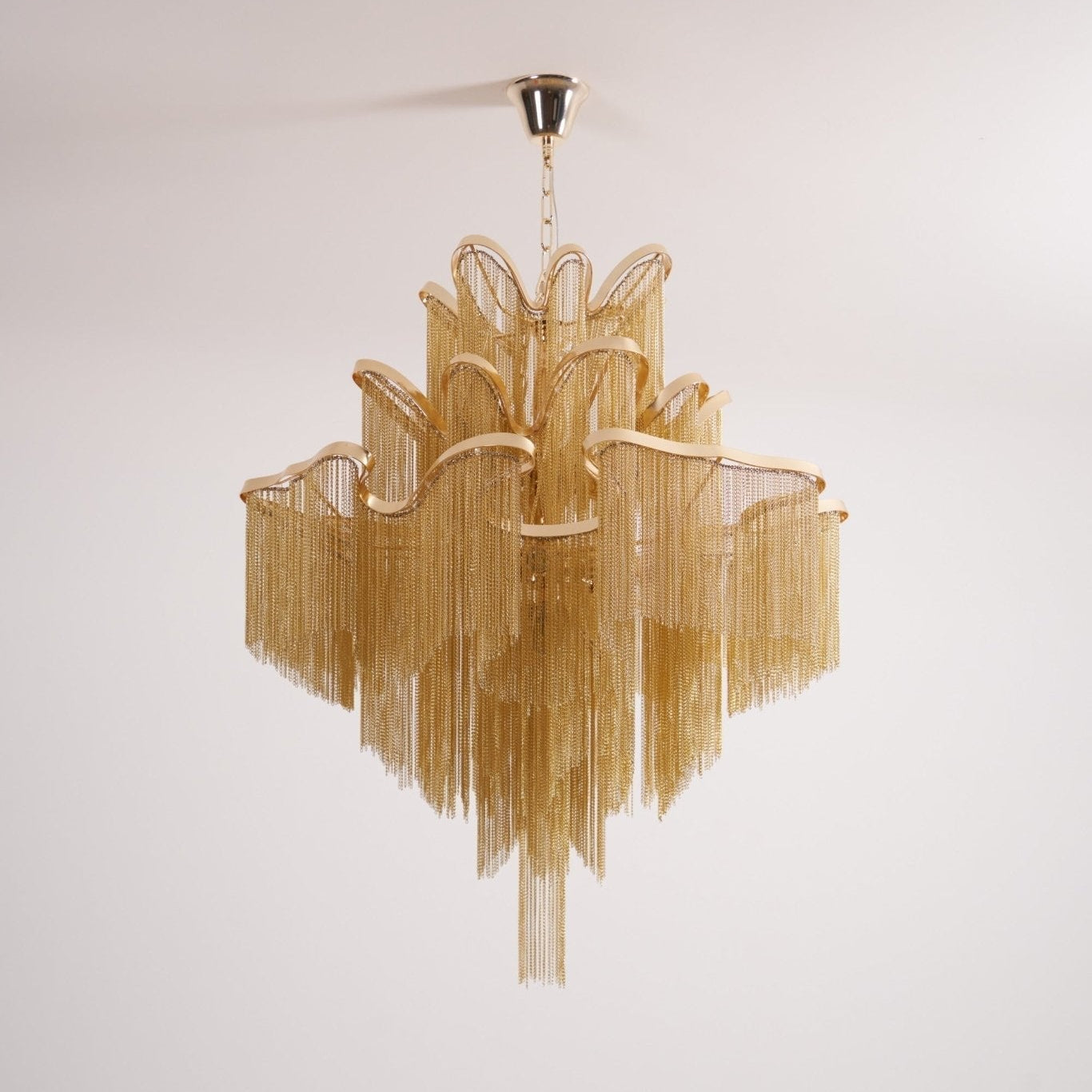 Lustra Pendant Lamp Stream Chain Nickel - Letslighting