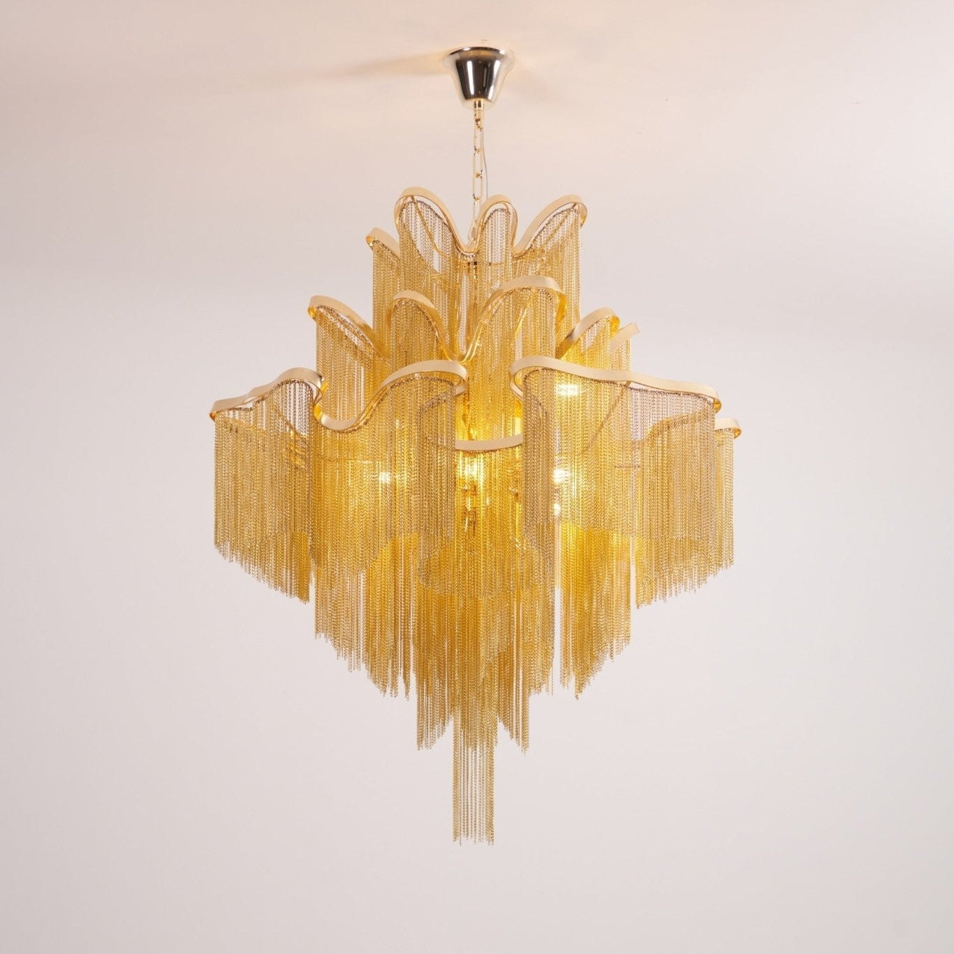 Lustra Pendant Lamp Stream Chain Nickel - Letslighting