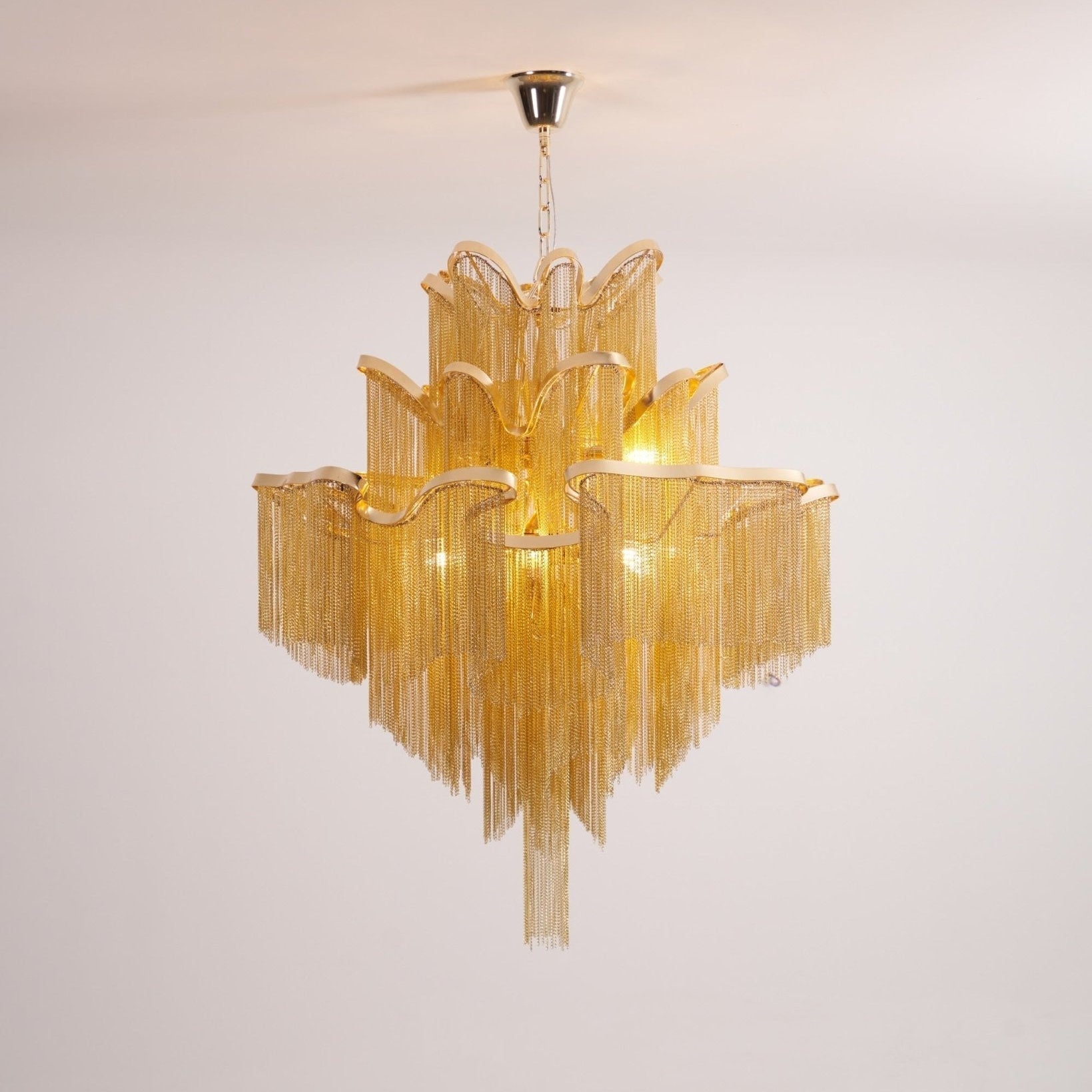 Lustra Pendant Lamp Stream Chain Nickel - Letslighting