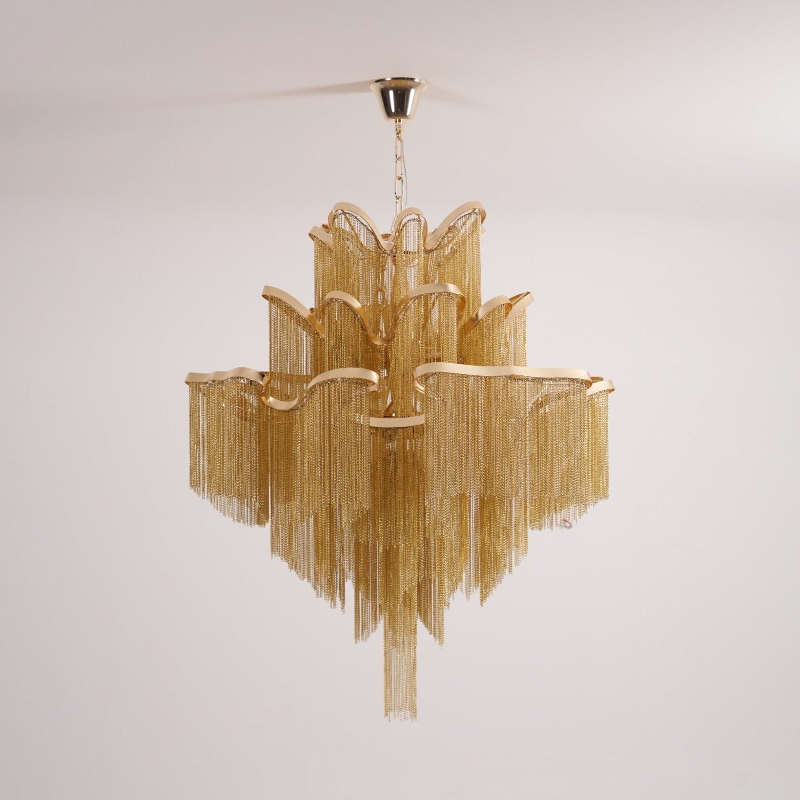 Lustra Pendant Lamp Stream Chain Nickel - Letslighting