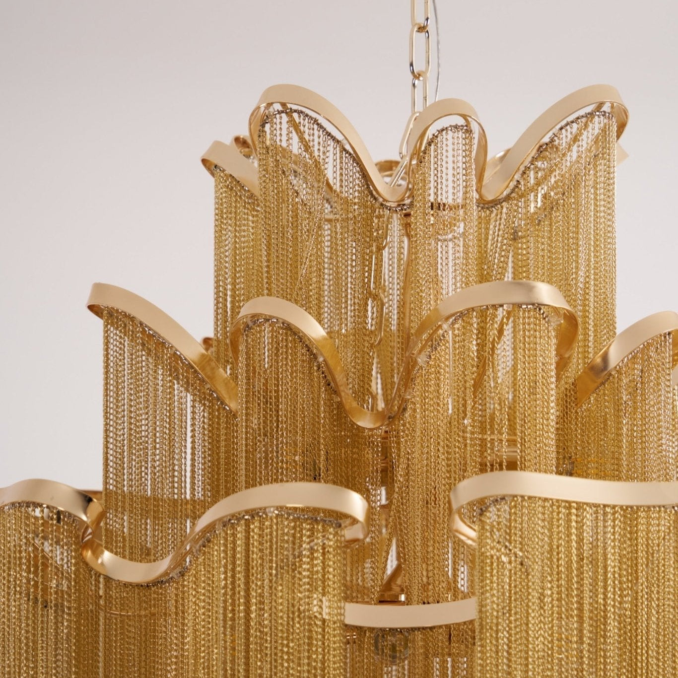 Lustra Pendant Lamp Stream Chain Nickel - Letslighting