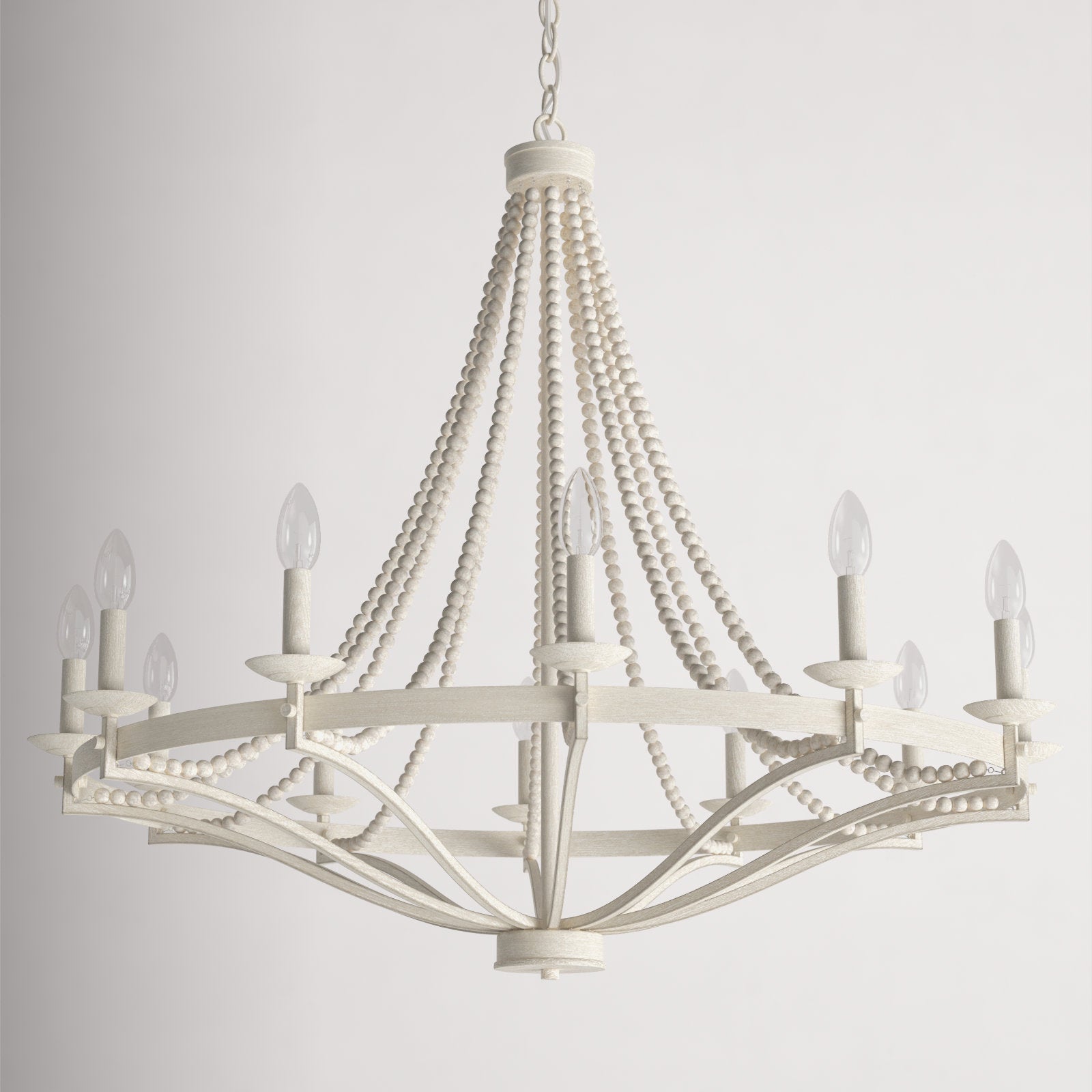 Isoren Vintage Industrial Wooden Chandelier - Letslighting