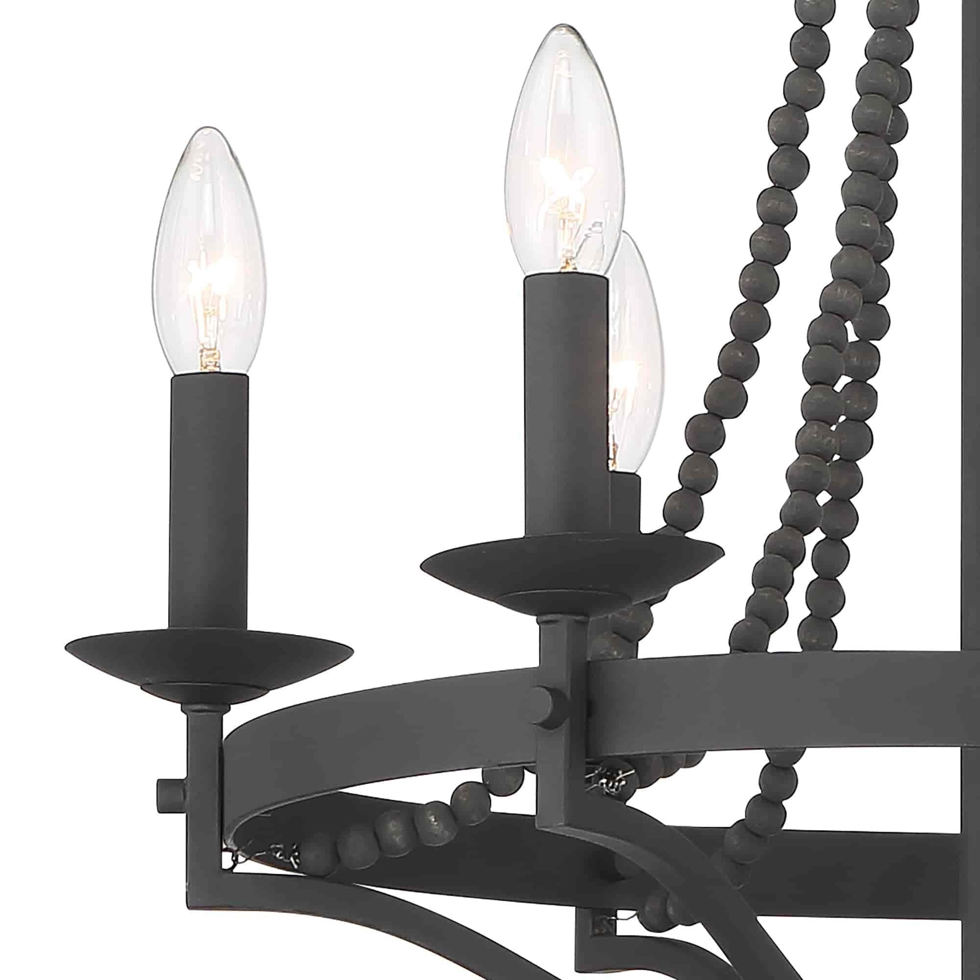 Isoren Vintage Industrial Wooden Chandelier - Letslighting