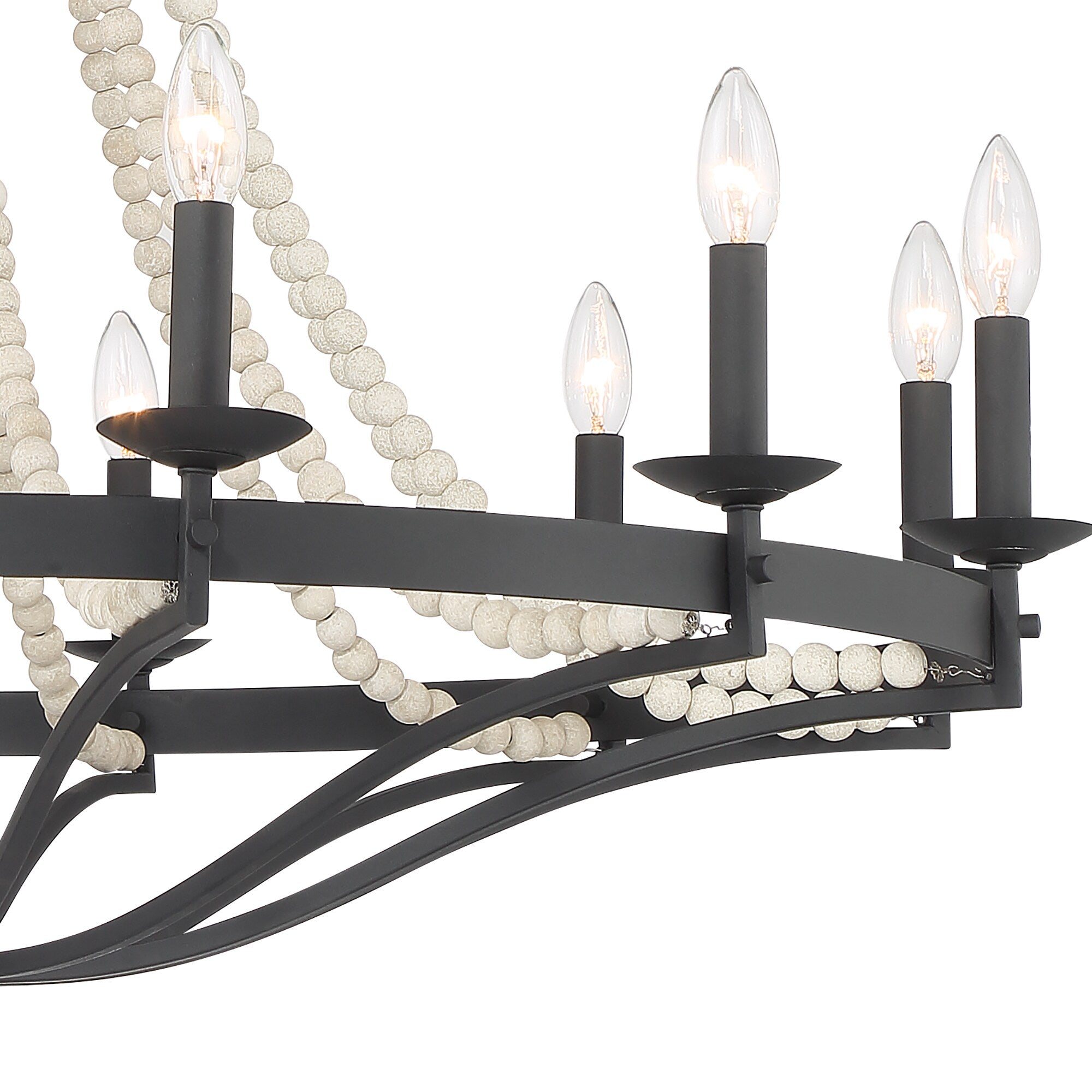 Isoren Vintage Industrial Wooden Chandelier - Letslighting