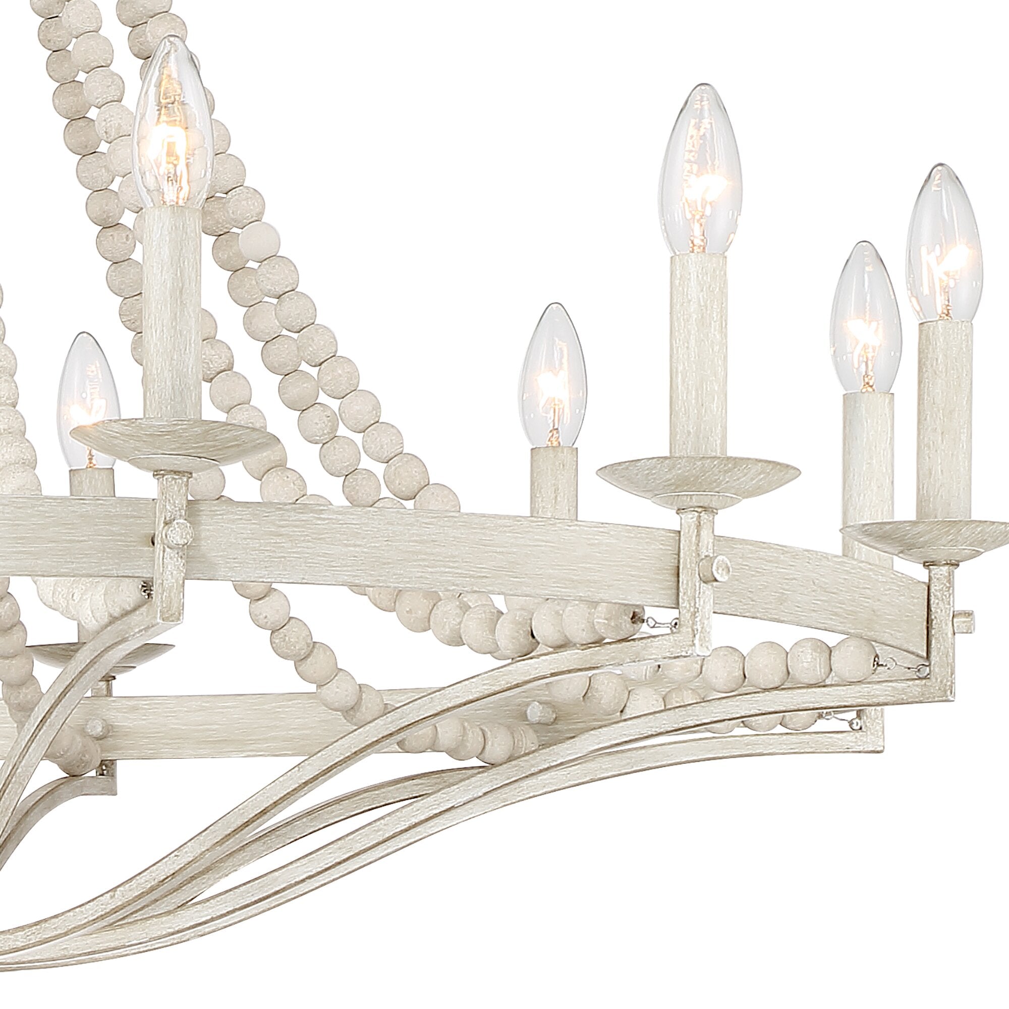 Isoren Vintage Industrial Wooden Chandelier - Letslighting