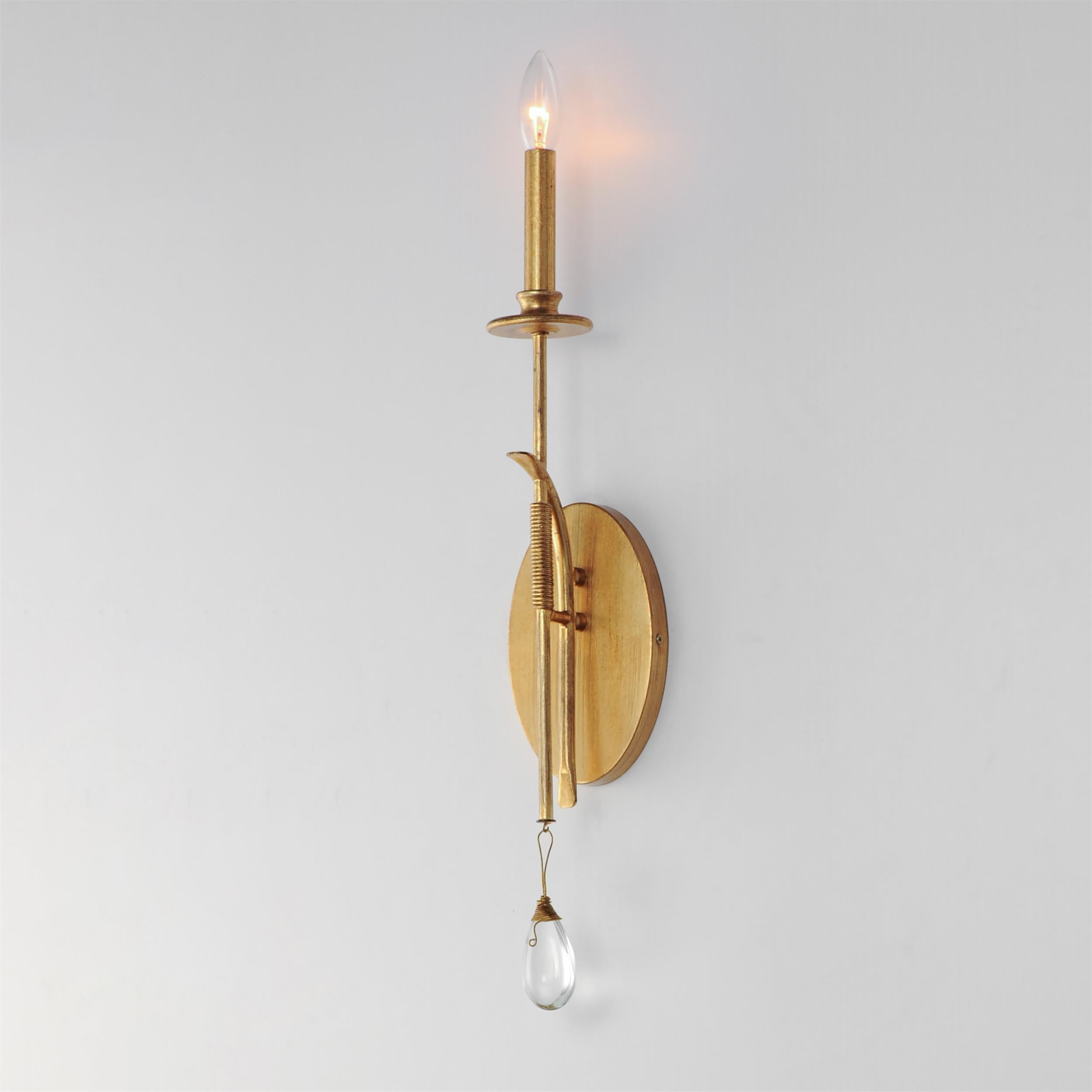 Cotalan Modern Minimalist Candle Crystal Wall Lamp - Letslighting