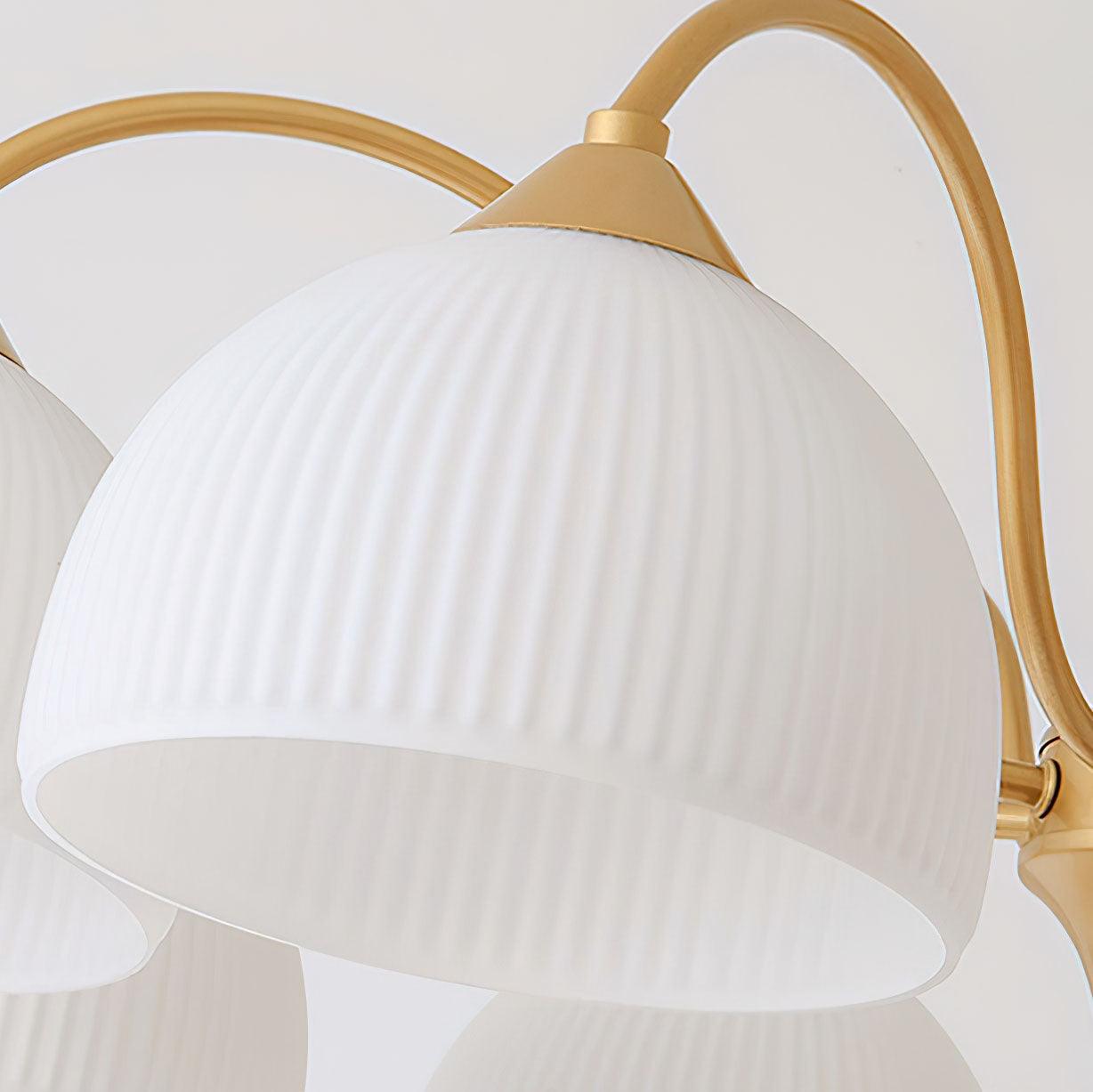 Lustra Chandelier Striped Glass Bowl - Letslighting