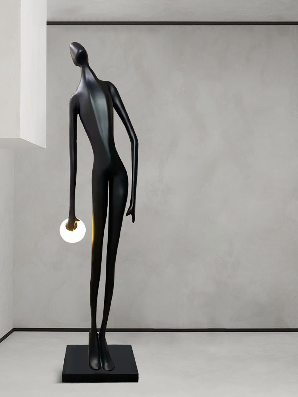 Zolirion Abstract Black Floor Lamp - Letslighting
