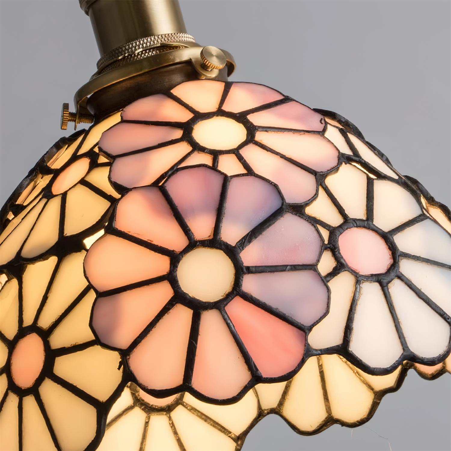 Tiffany Floral Pendant Light Blue - Letslighting