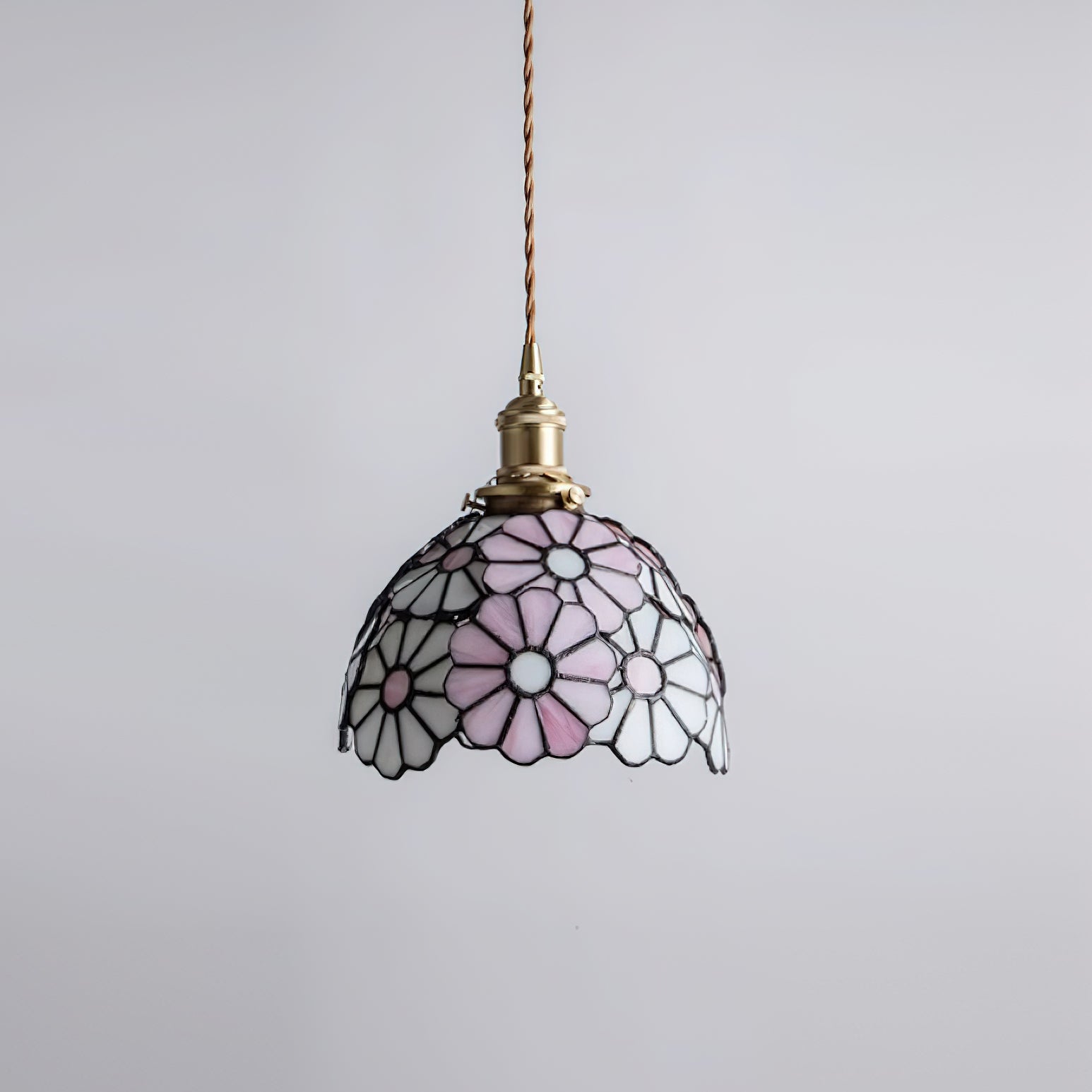 Tiffany Floral Pendant Light Blue - Letslighting