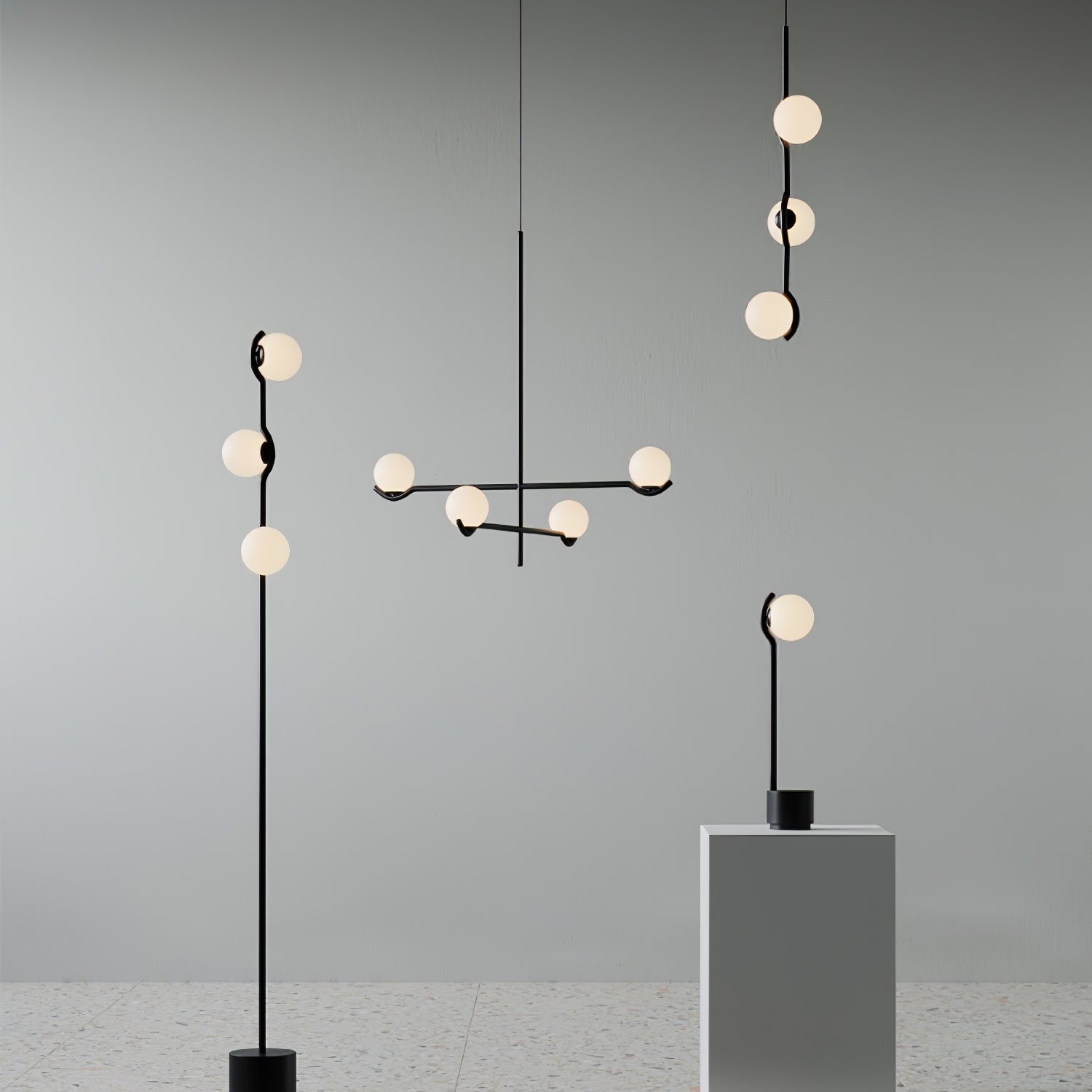 Fayno White Globe Chandelier - Letslighting