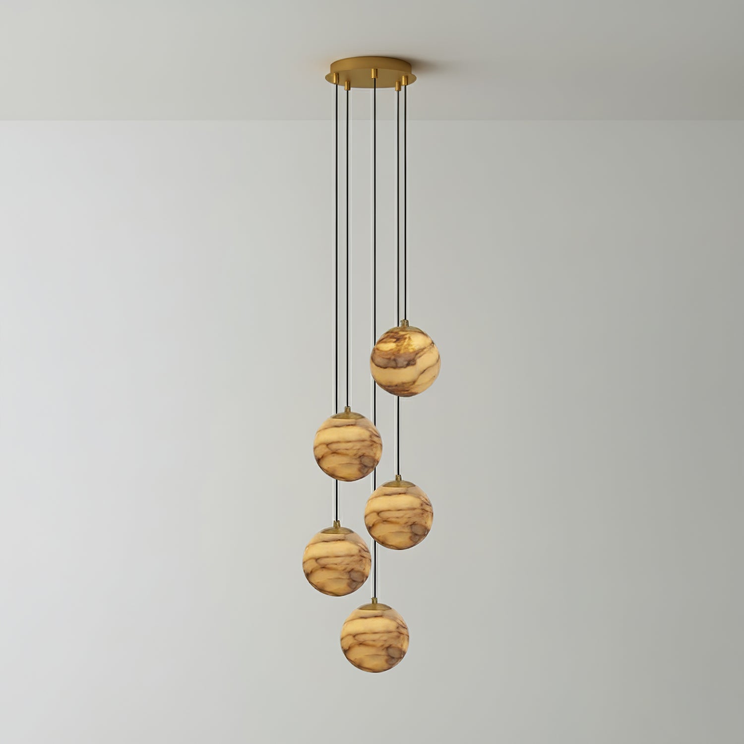 Sultana Alabaster Cluster Chandelier - Letslighting