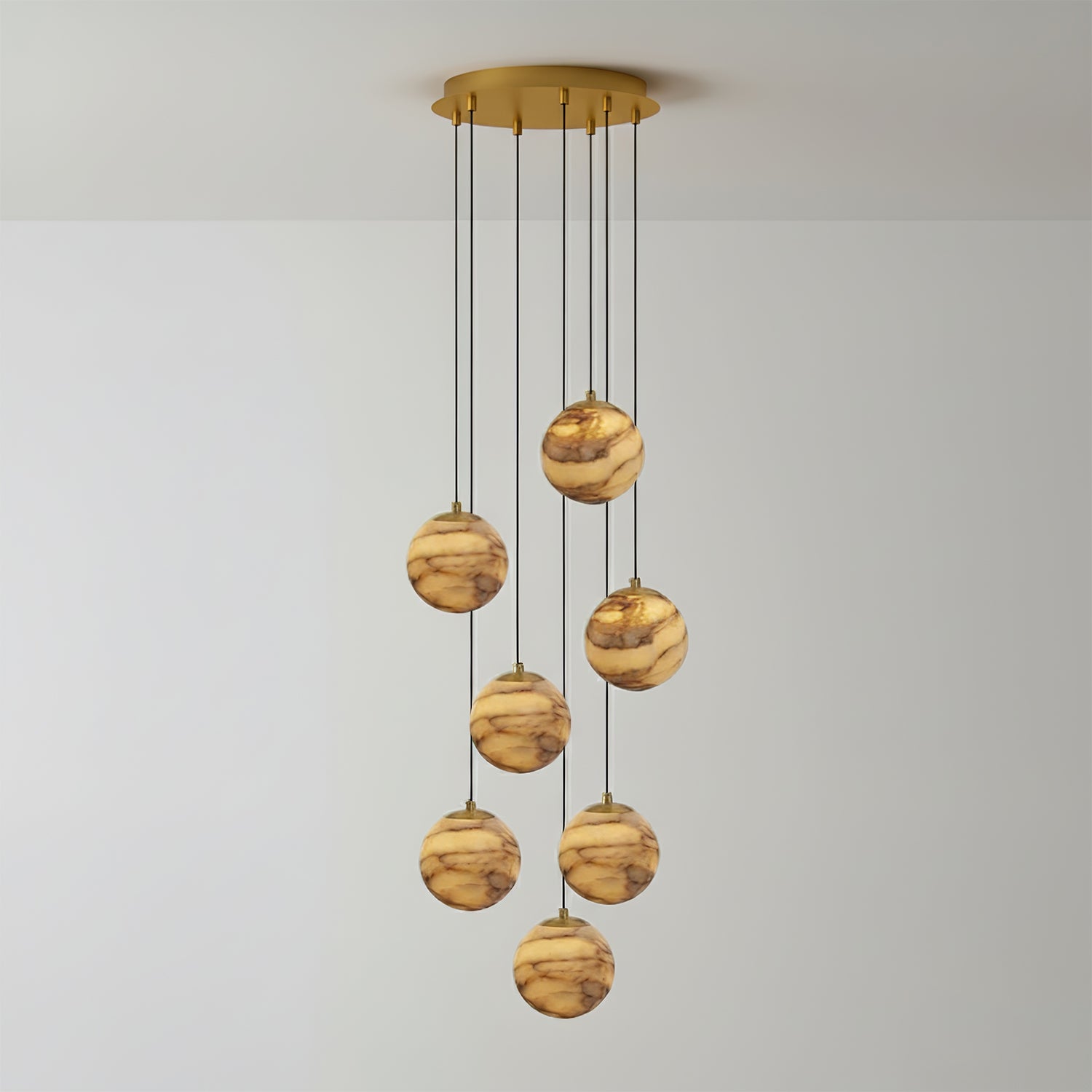 Sultana Alabaster Cluster Chandelier - Letslighting