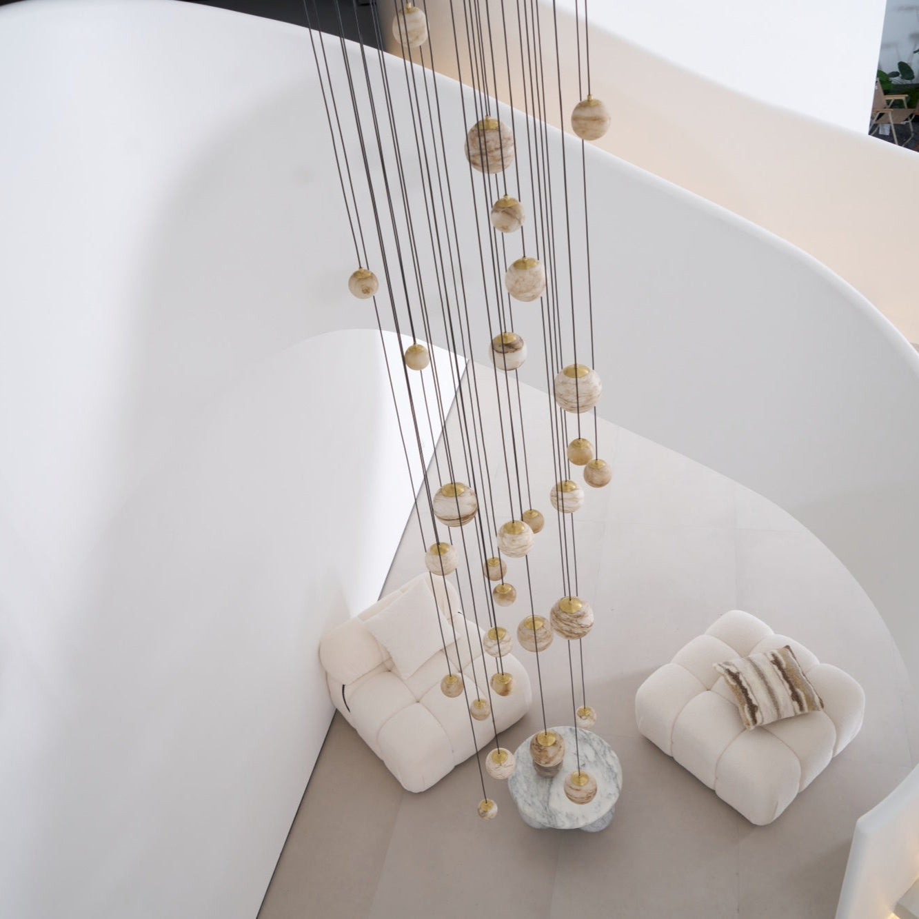 Sultana Alabaster Cluster Chandelier - Letslighting