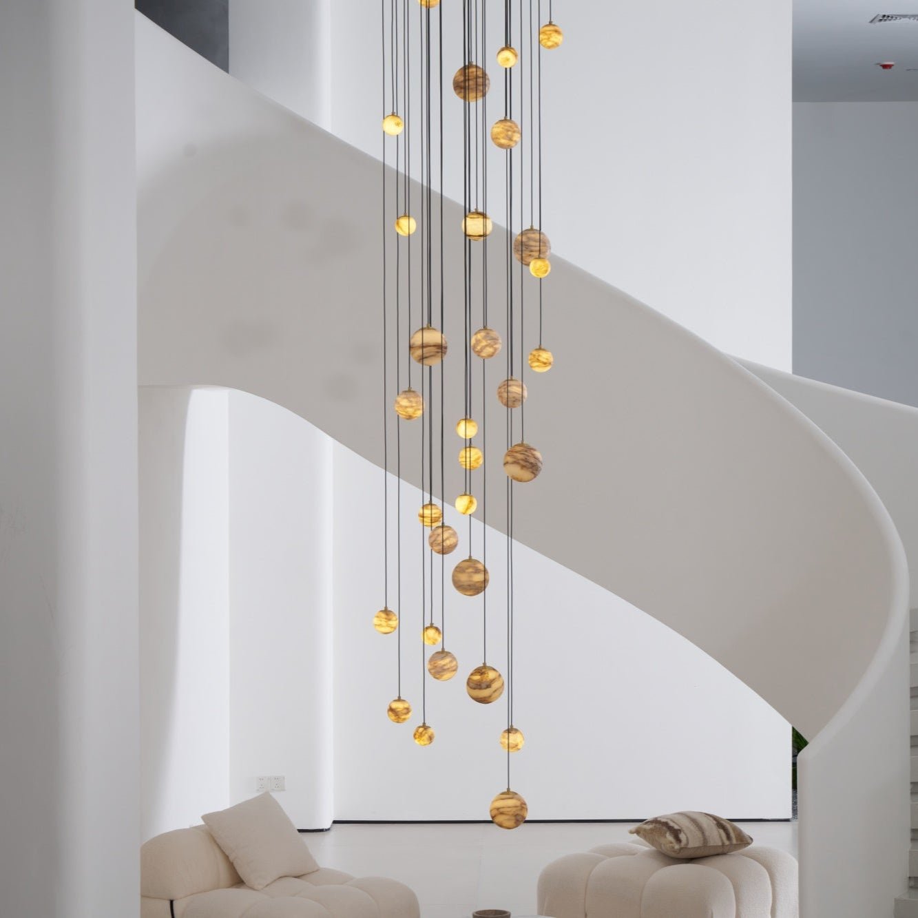 Sultana Alabaster Cluster Chandelier - Letslighting