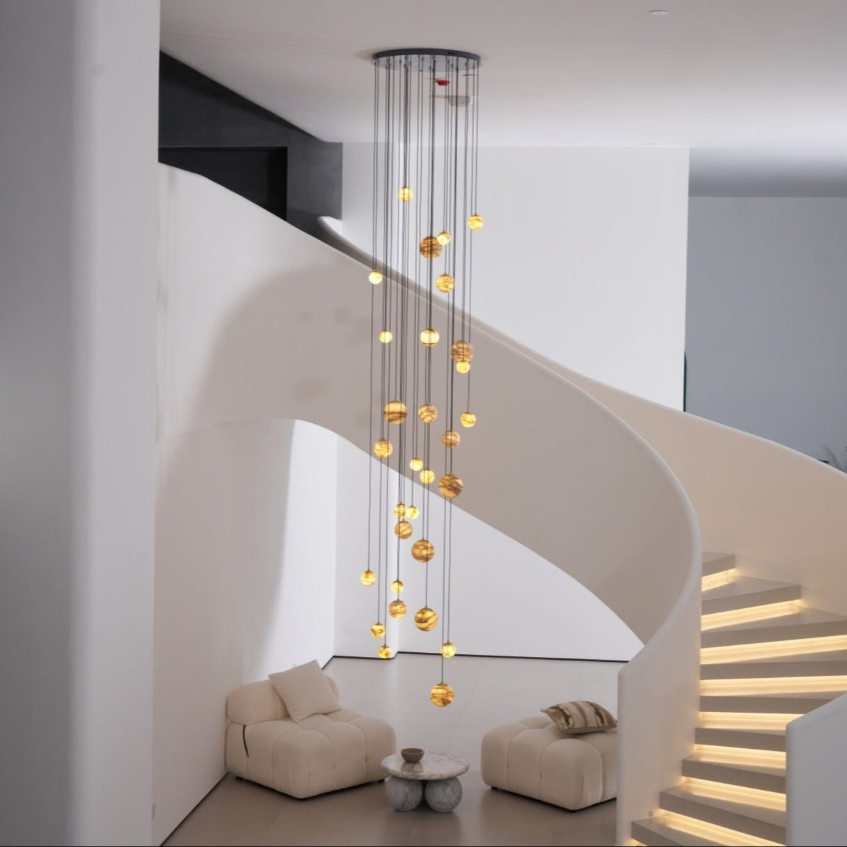 Sultana Alabaster Cluster Chandelier - Letslighting