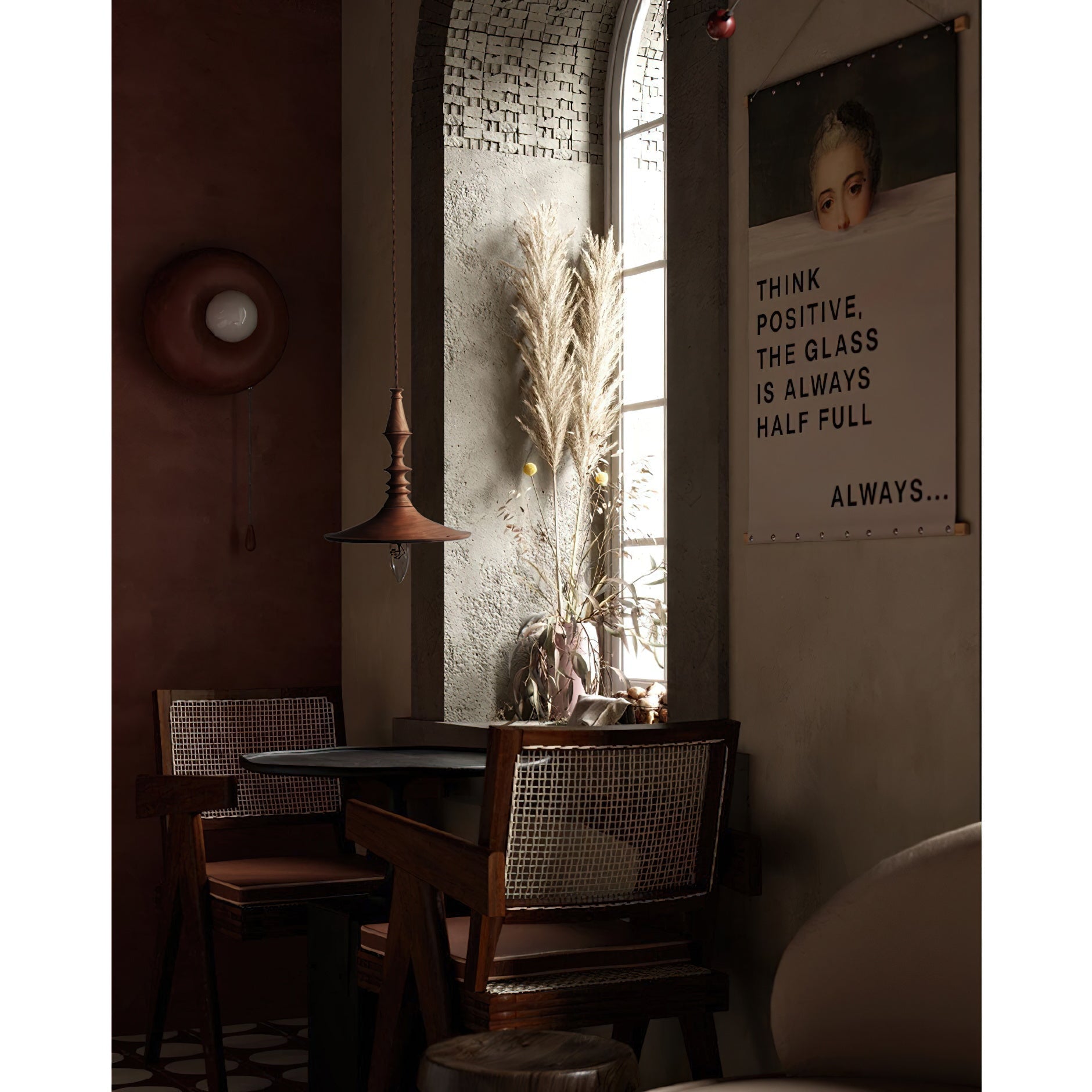 Iraeiel Vintage Minimalist Wooden Pendant Light - Letslighting