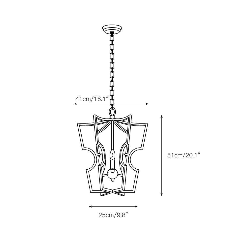 Utalis Vintage Industrial Pendant Light - Letslighting
