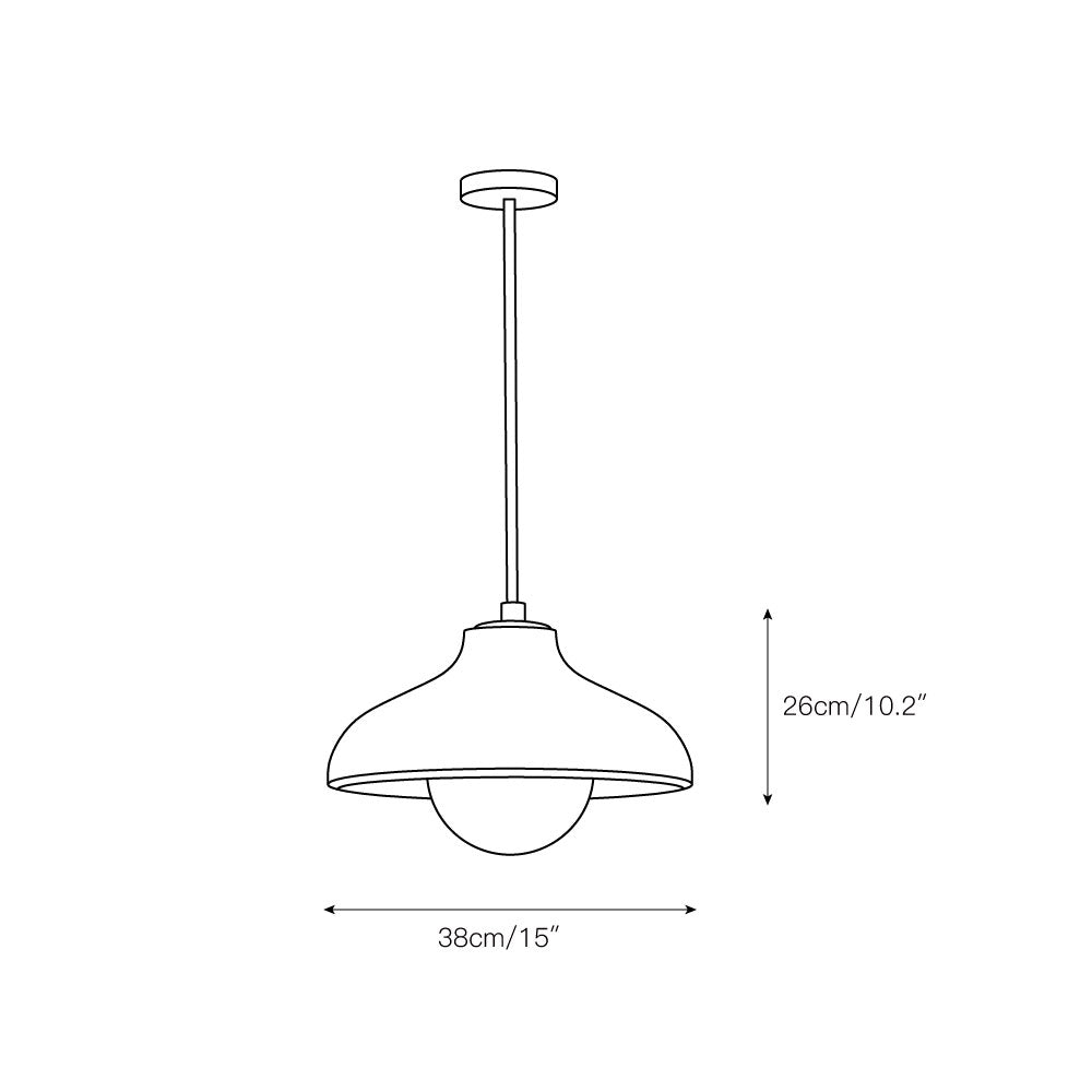 Culirir Modern Minimalist Resin Glass Pendant Lamp - Letslighting