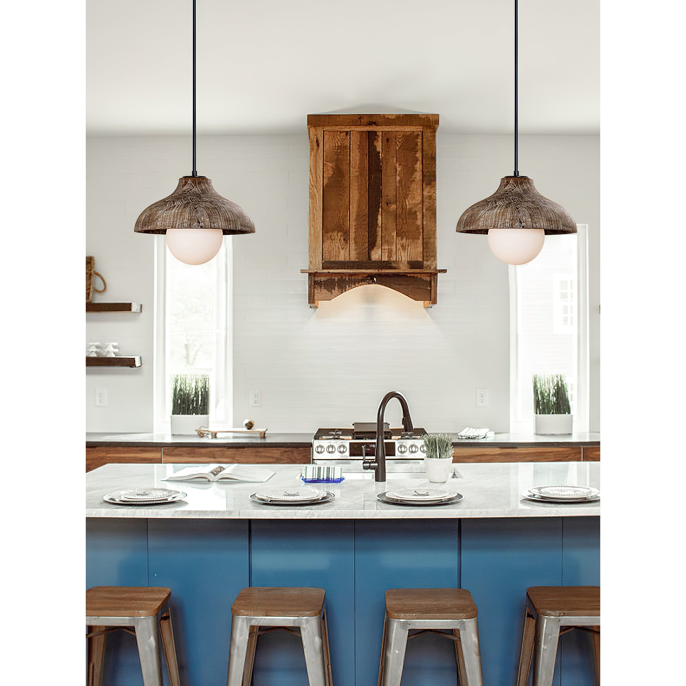 Culirir Modern Minimalist Resin Glass Pendant Lamp - Letslighting