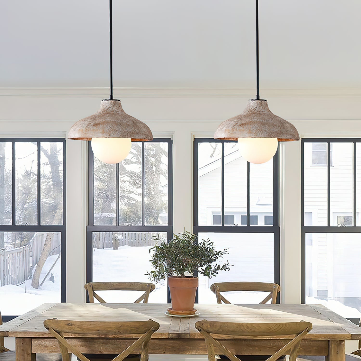 Culirir Modern Minimalist Resin Glass Pendant Lamp - Letslighting