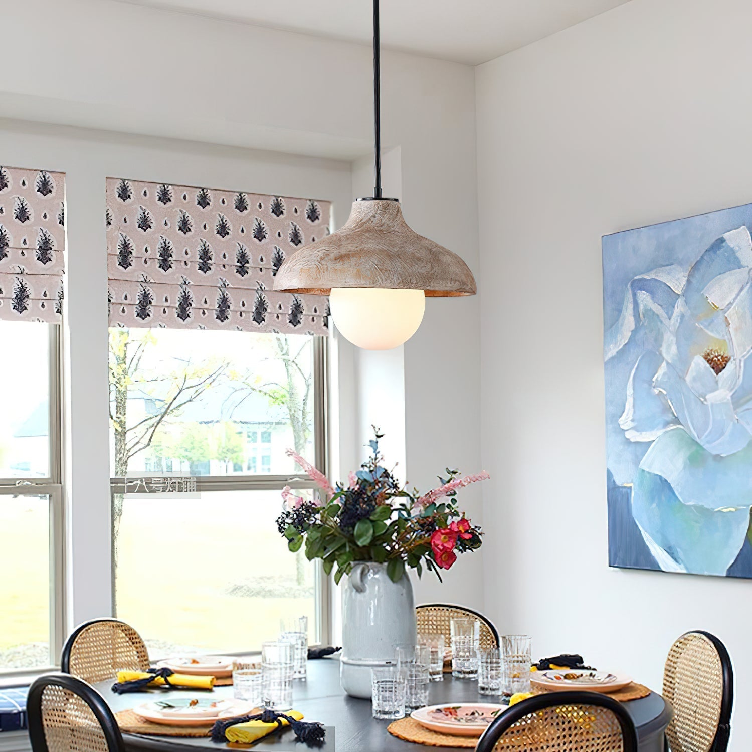 Culirir Modern Minimalist Resin Glass Pendant Lamp - Letslighting