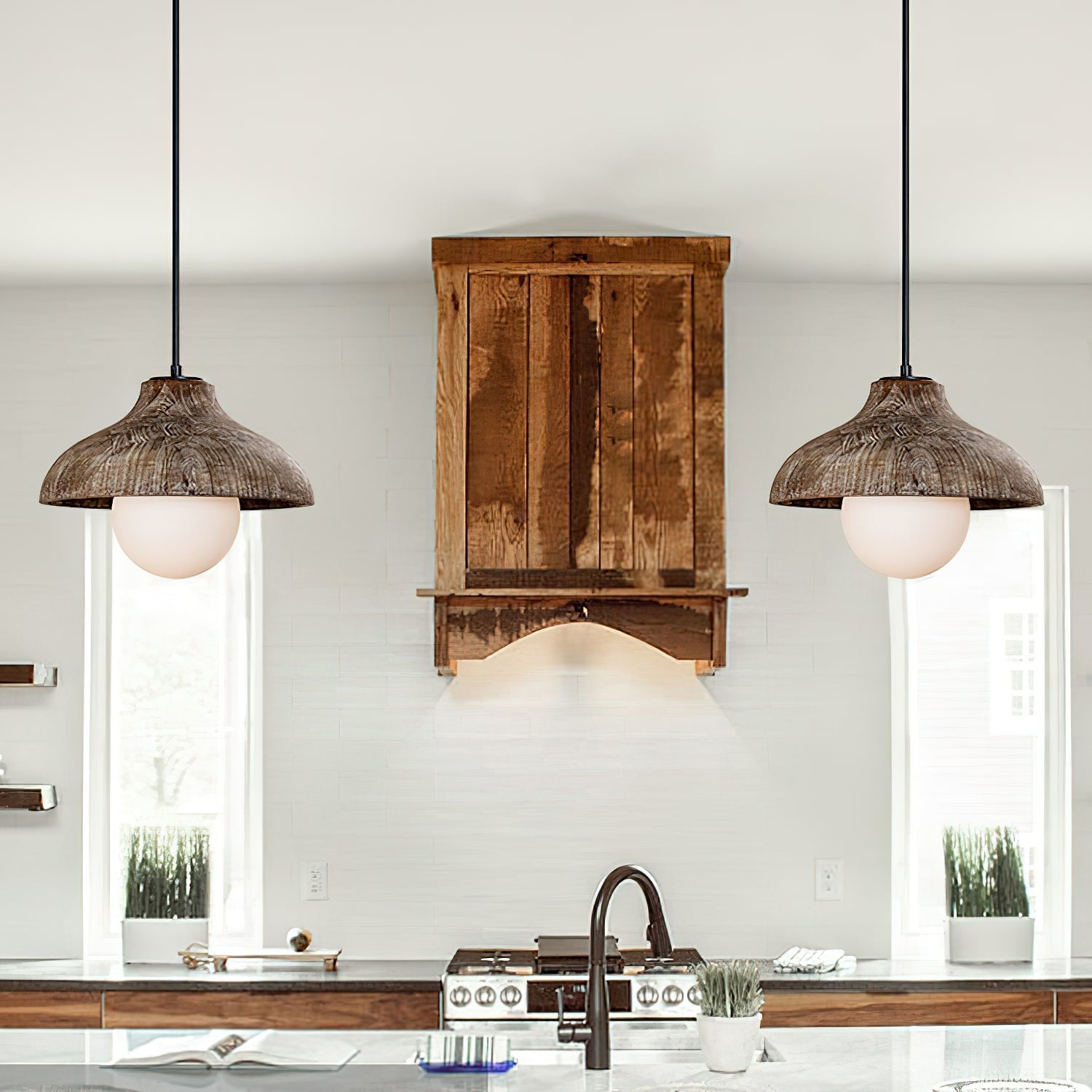 Culirir Modern Minimalist Resin Glass Pendant Lamp - Letslighting