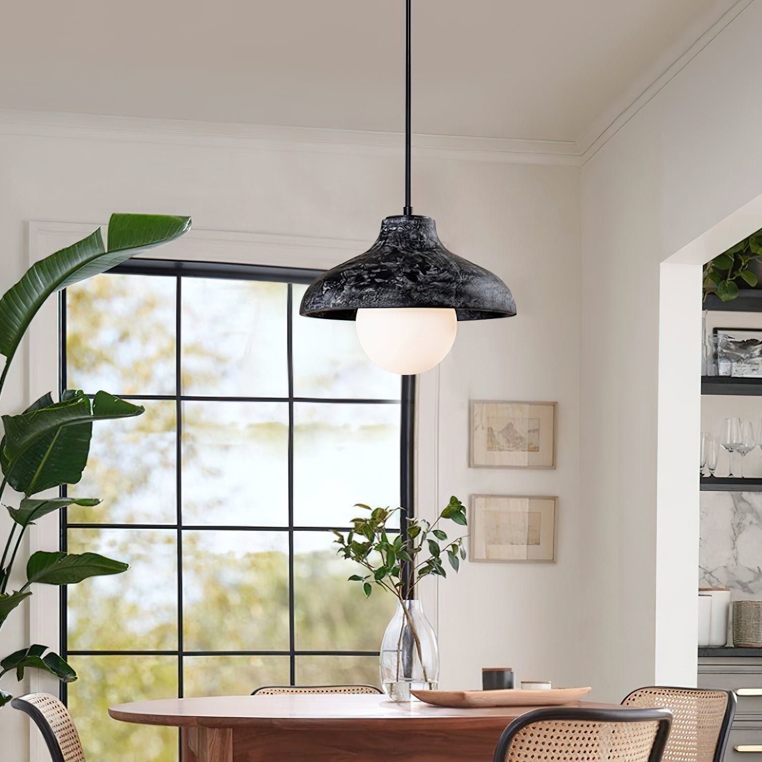 Culirir Modern Minimalist Resin Glass Pendant Lamp - Letslighting