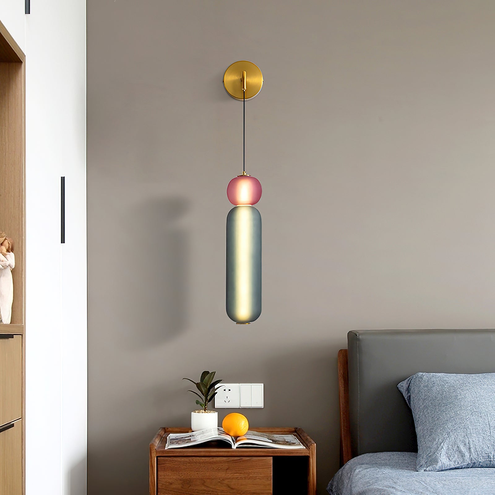 Eurtalia Modern Minimalist Glass Wall Lamp - Letslighting